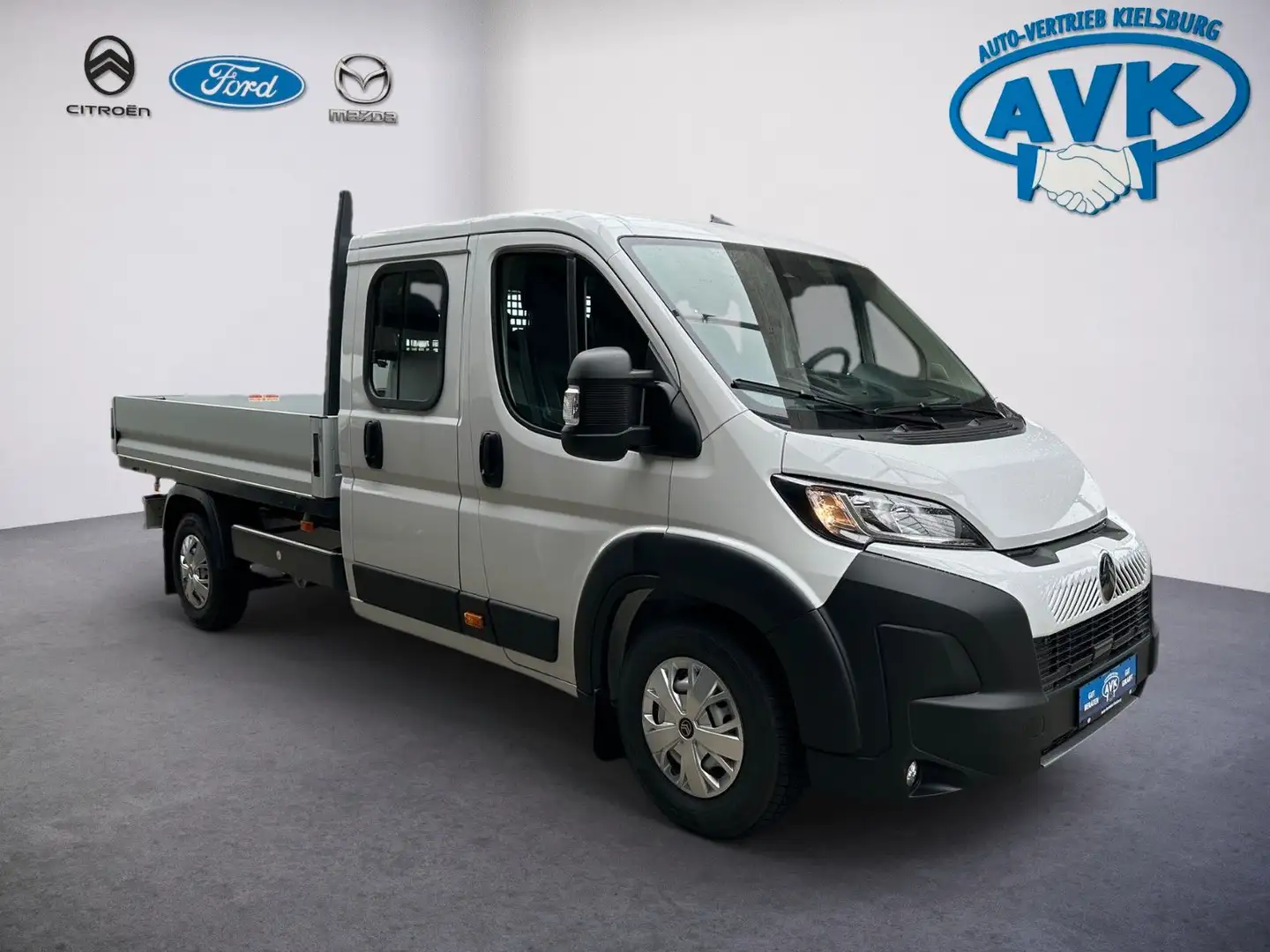 Citroen Jumper Pritsche Doppelk. L3 Heavy mit AHK,Kamera Alb - 1