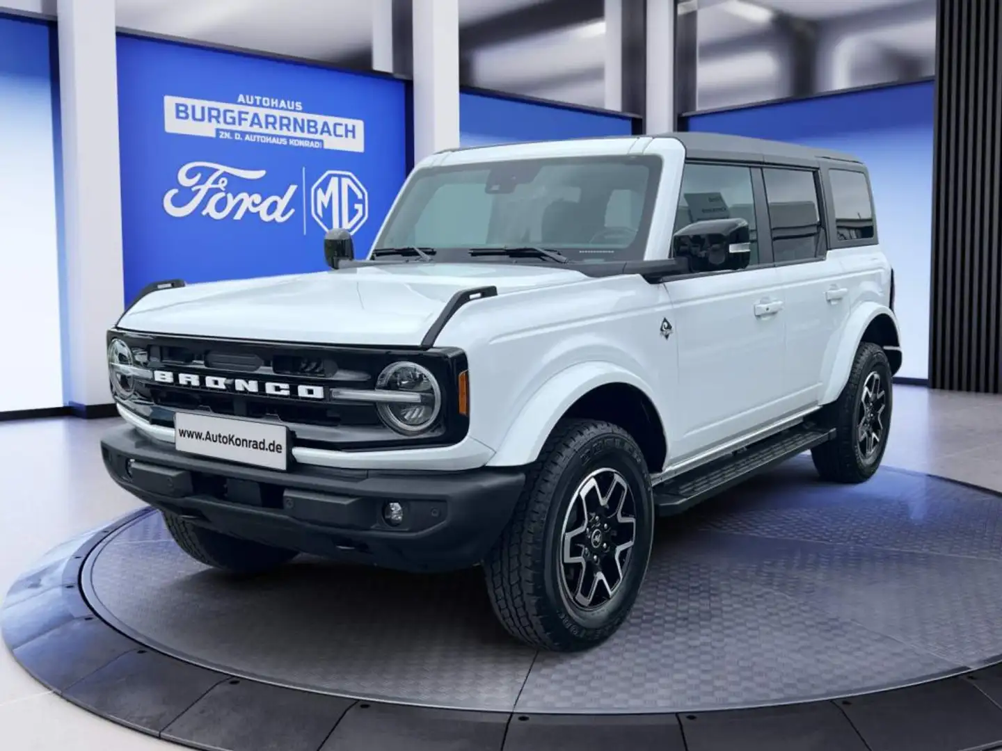 Ford Bronco 2.7 EcoBoost V6 Outer Banks*360°CAM*SCHUTZDACH*SHZ Blanc - 1