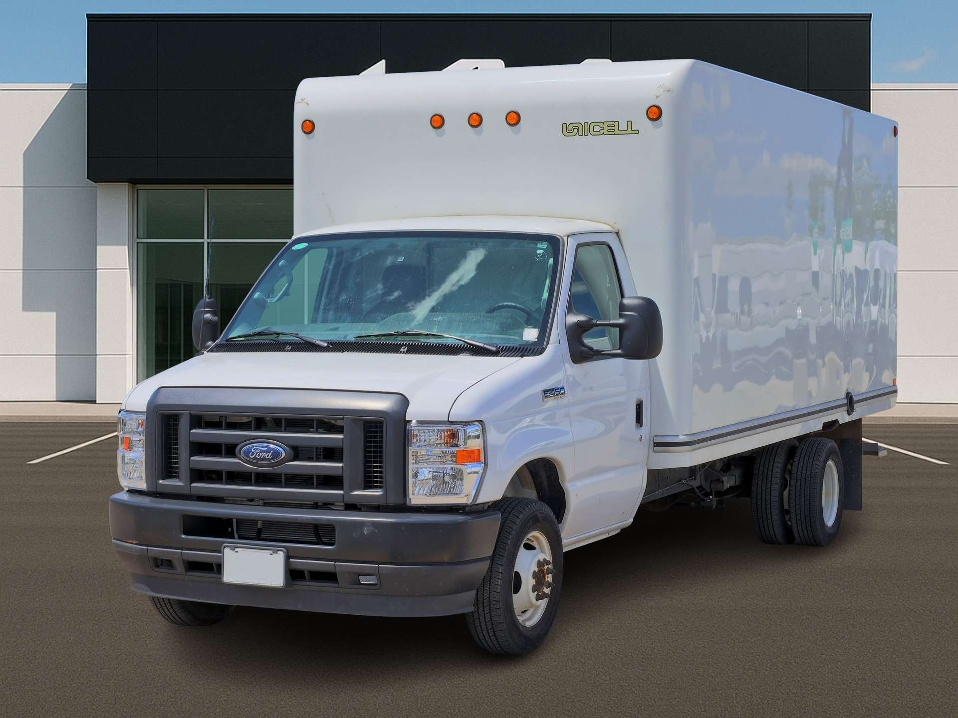 White 2025 Ford E-Series Chassis Pickup Truck Rear-Wheel Drive 6-Speed Automatic