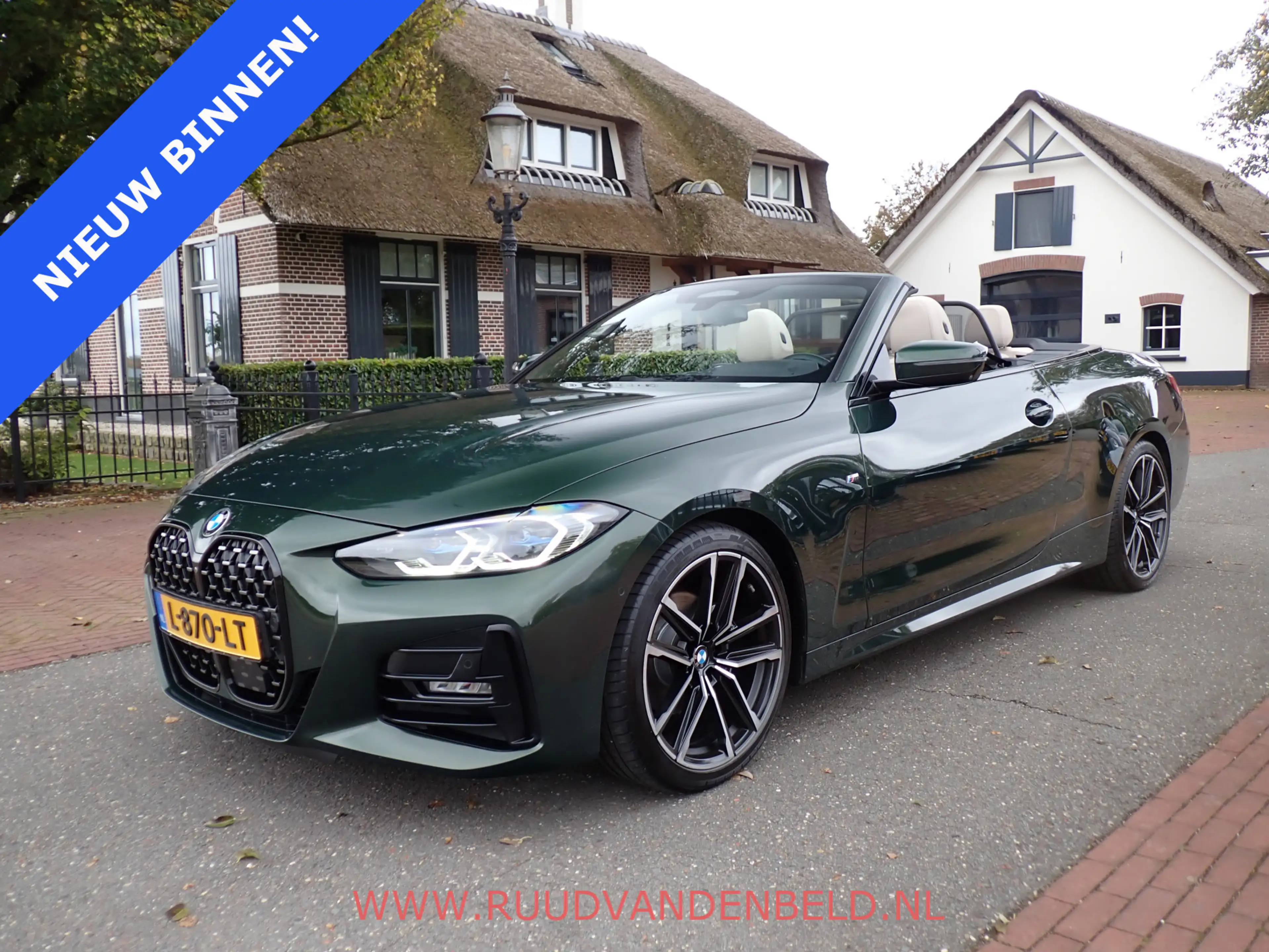 BMW 420 4-serie Cabrio 420i M-PAKKET / ACC / SPORTLEER / H