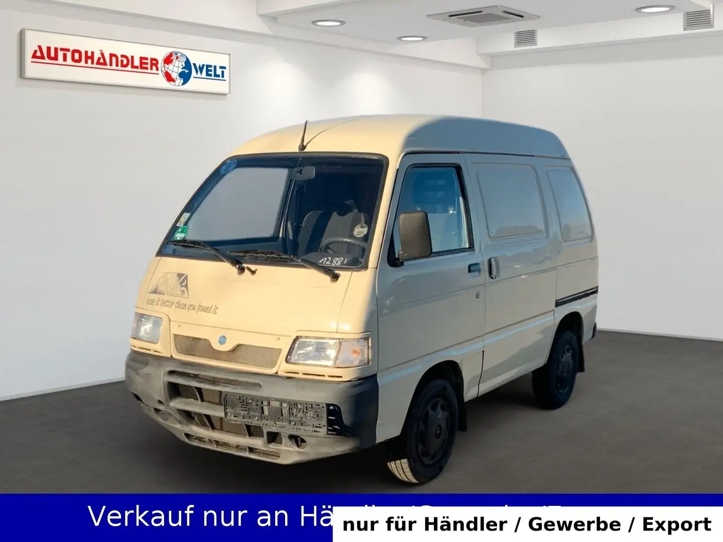 Piaggio Porter Kasten LKW-Zulassung 2xSchiebetür Weiß - 1