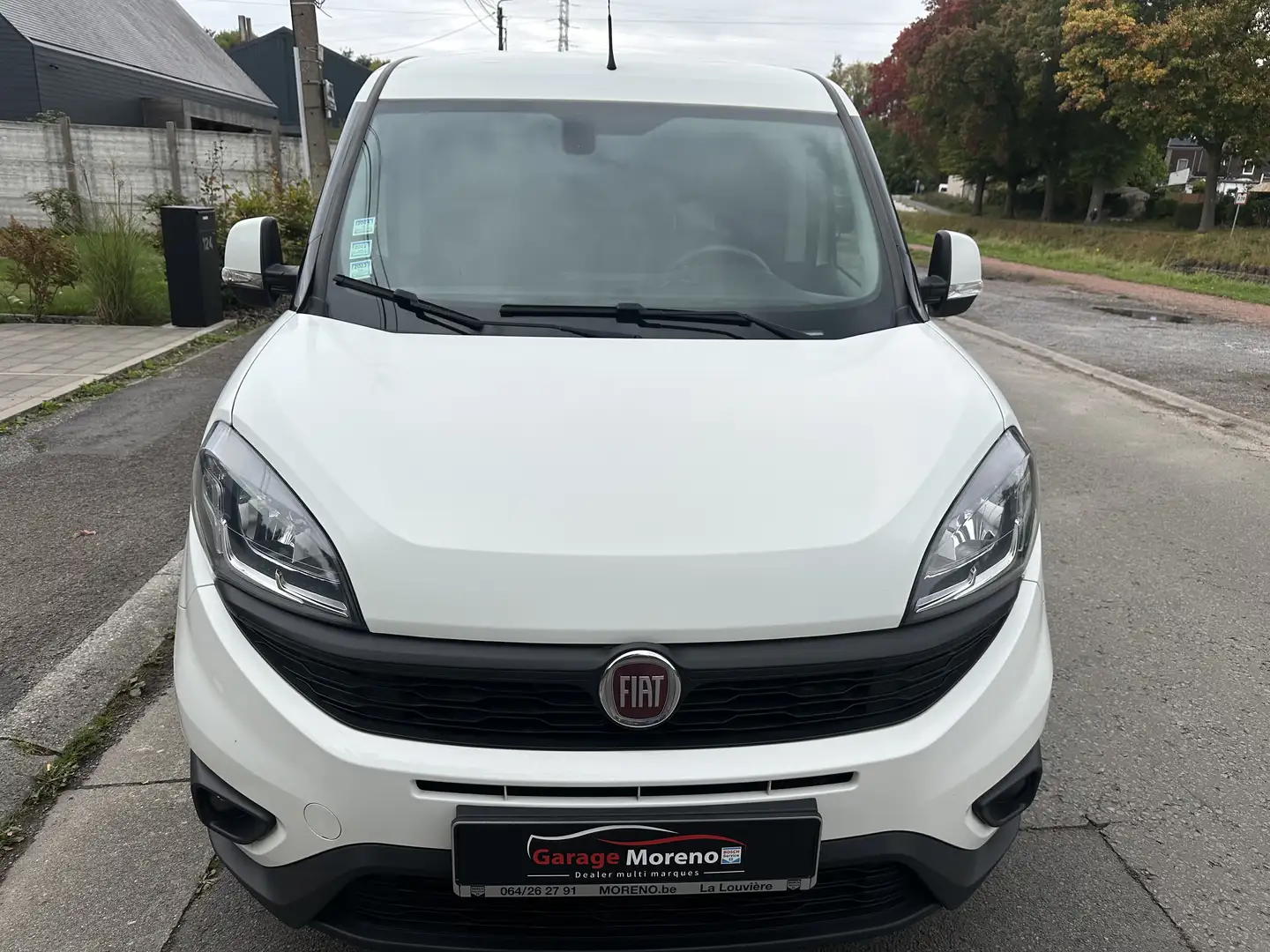 Fiat Doblo Doblo 1.3 JTD CARGO SX NAV CAMERA 3 PLACES TVA GAR Blanc - 2