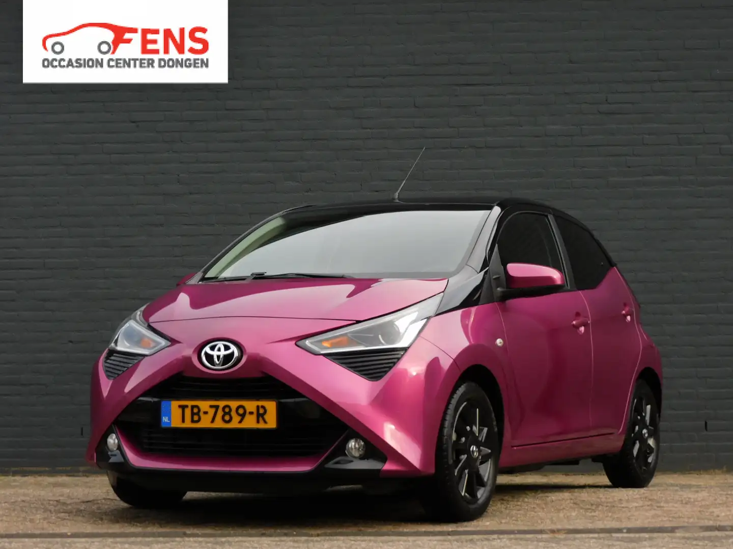 Toyota Aygo 1.0 VVT-i x-cite TOPSTAAT! CARPLAY/ANDROID! ACHTER Violett - 1