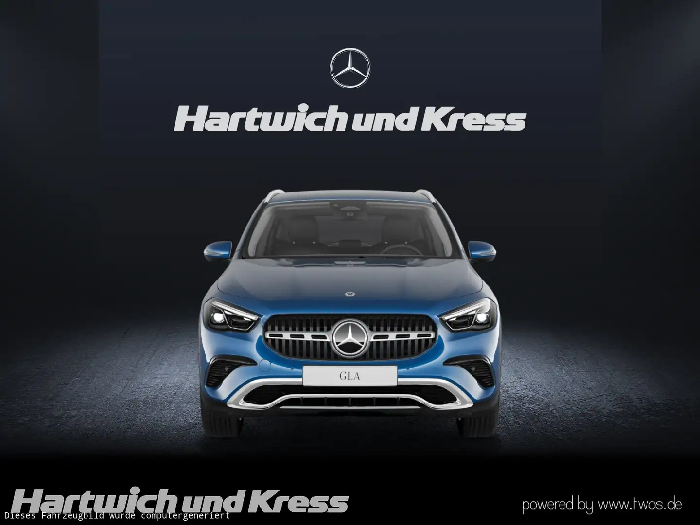 Mercedes-Benz GLA 250 GLA 250 e Progressive+AHK+Totwinkel+MutlibeamLED+K Modrá - 2