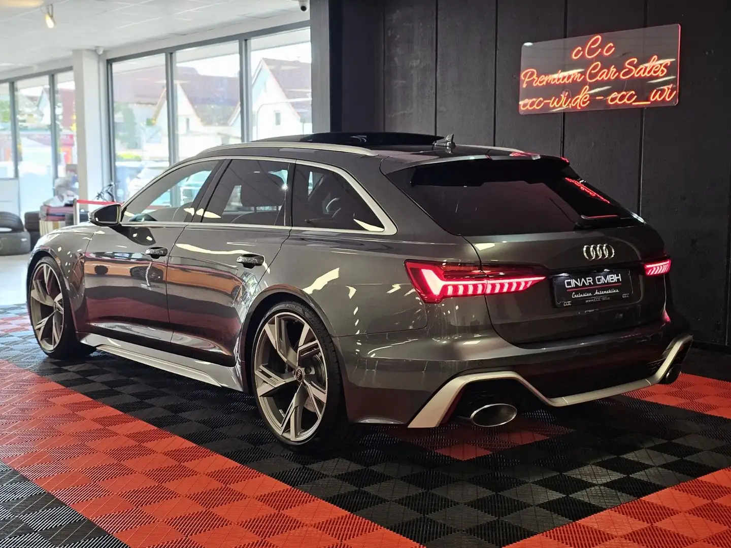 Audi RS6 Avant 4.0 TFSI quattro (PANO/B&O/SI-LÜFT/ACC Szürke - 2