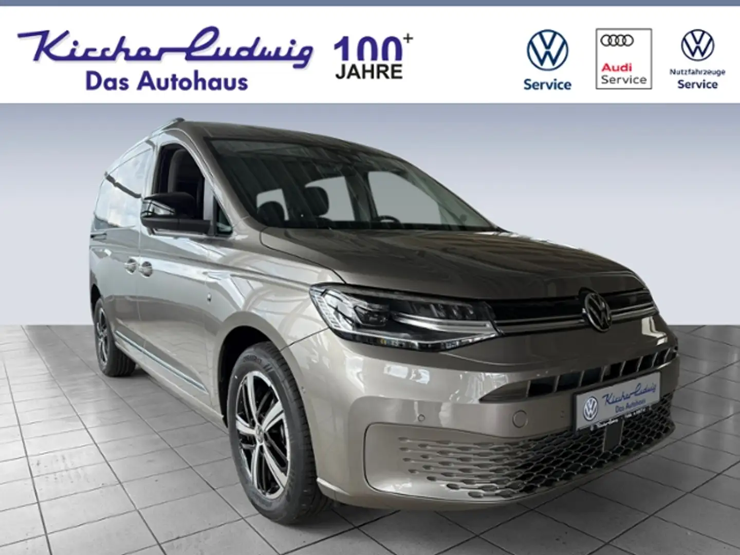 Volkswagen Caddy 1,5 TSI DSG Style NAVI LED KLIMA Beige - 1