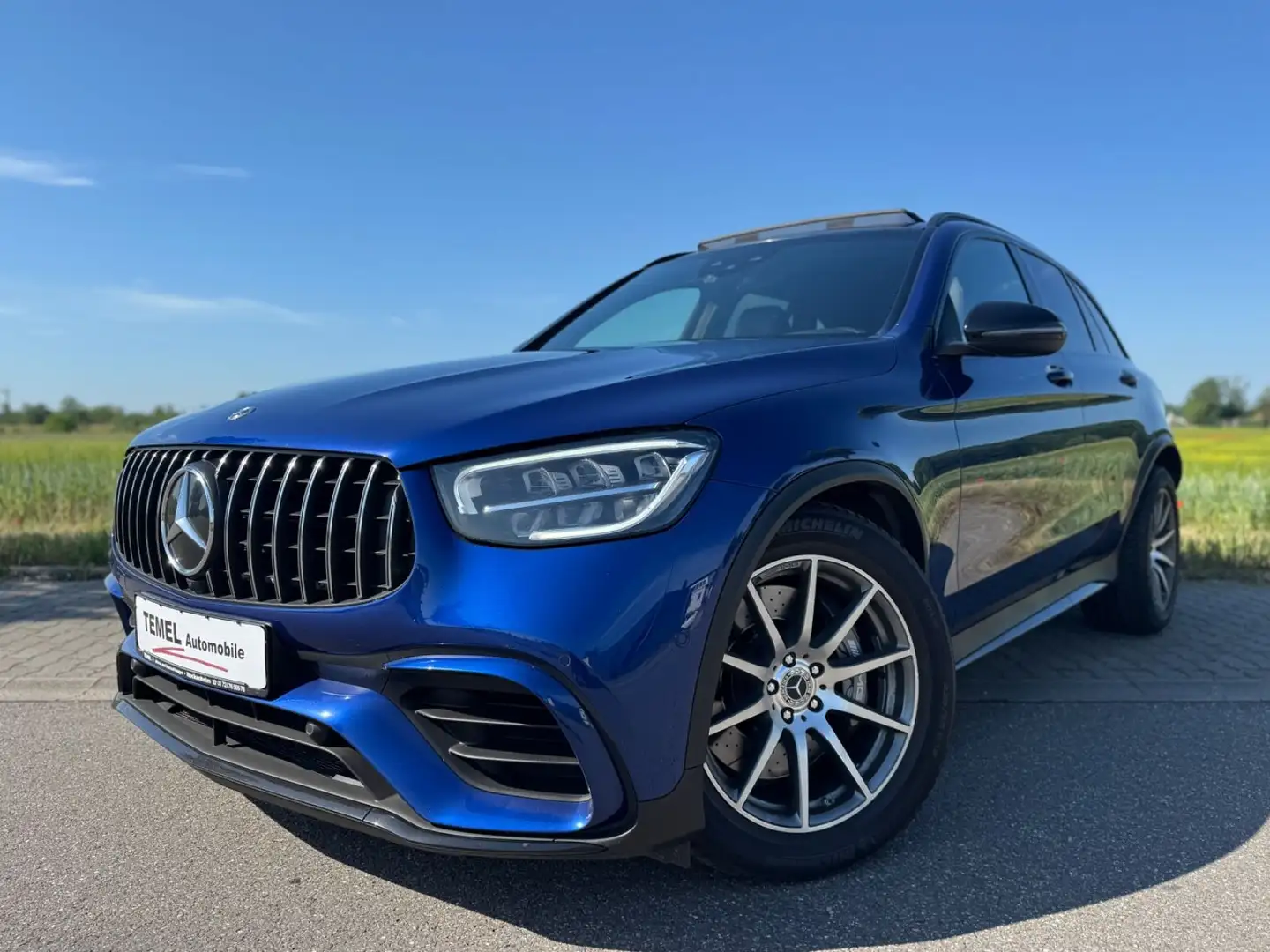 Mercedes-Benz GLC 63 AMG 4-MATIC PANO*MEMORY*360° KAMERA*KEYLE Bleu - 1