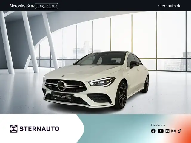 Mercedes-Benz CLA 35 AMG CLA 35 4M AMG Coupé MultibeamLED Pano Night AHK AMG Line Navi/Pano. Dach/Distronic/Styling/Autom./Klima/Sitzhzg.