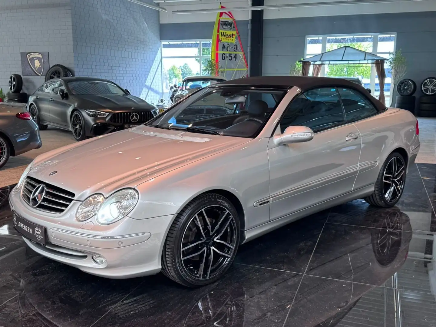 Mercedes-Benz CLK 200 Kompressor Leder Tempo Xenon Sihzg PDC Silber - 2
