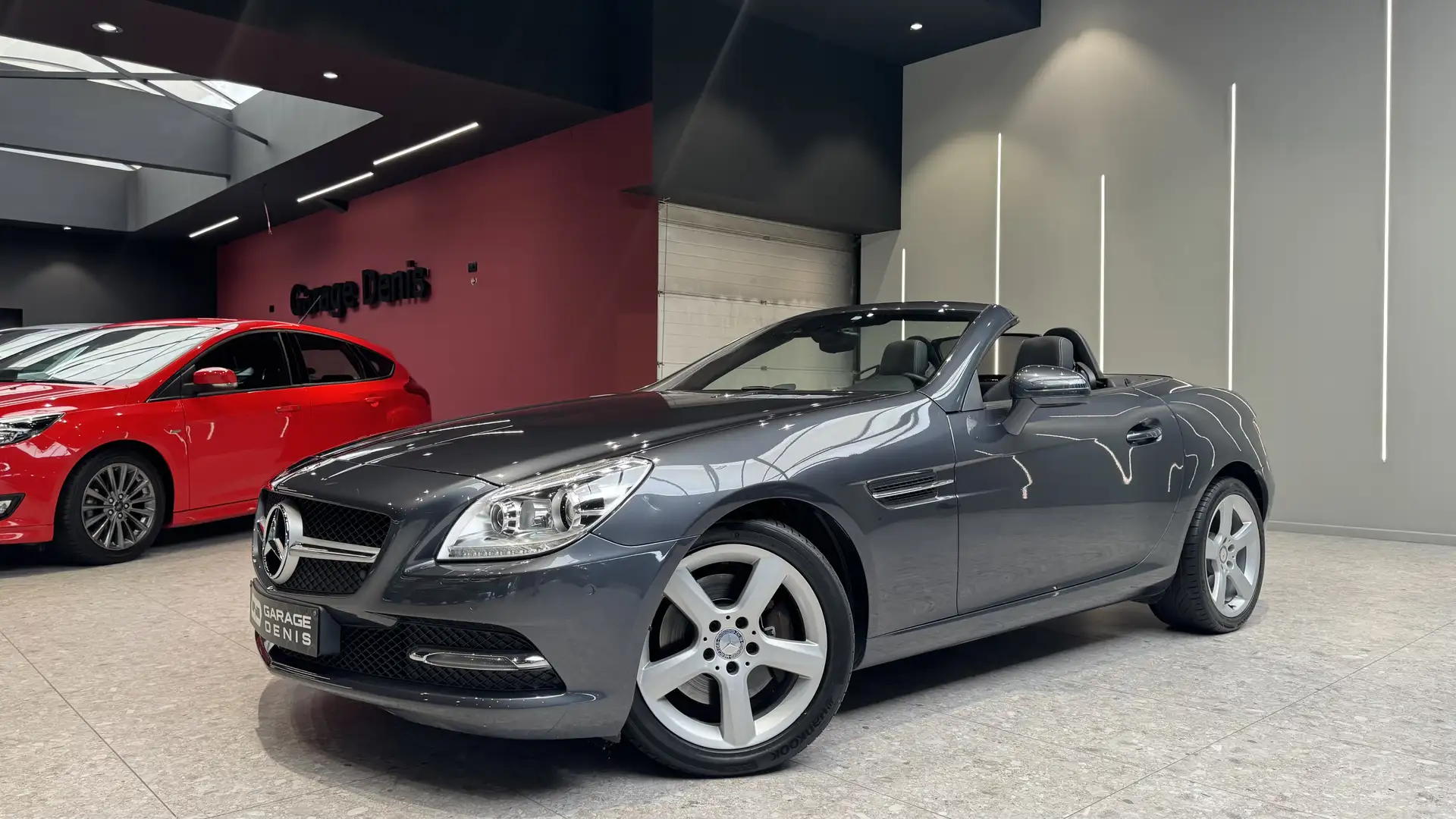 Mercedes-Benz SLK 250 CDI *BOITE-AUTO*GPS*TOIT-PANO*LED*GARANTIE 12 MOIS Gris - 1