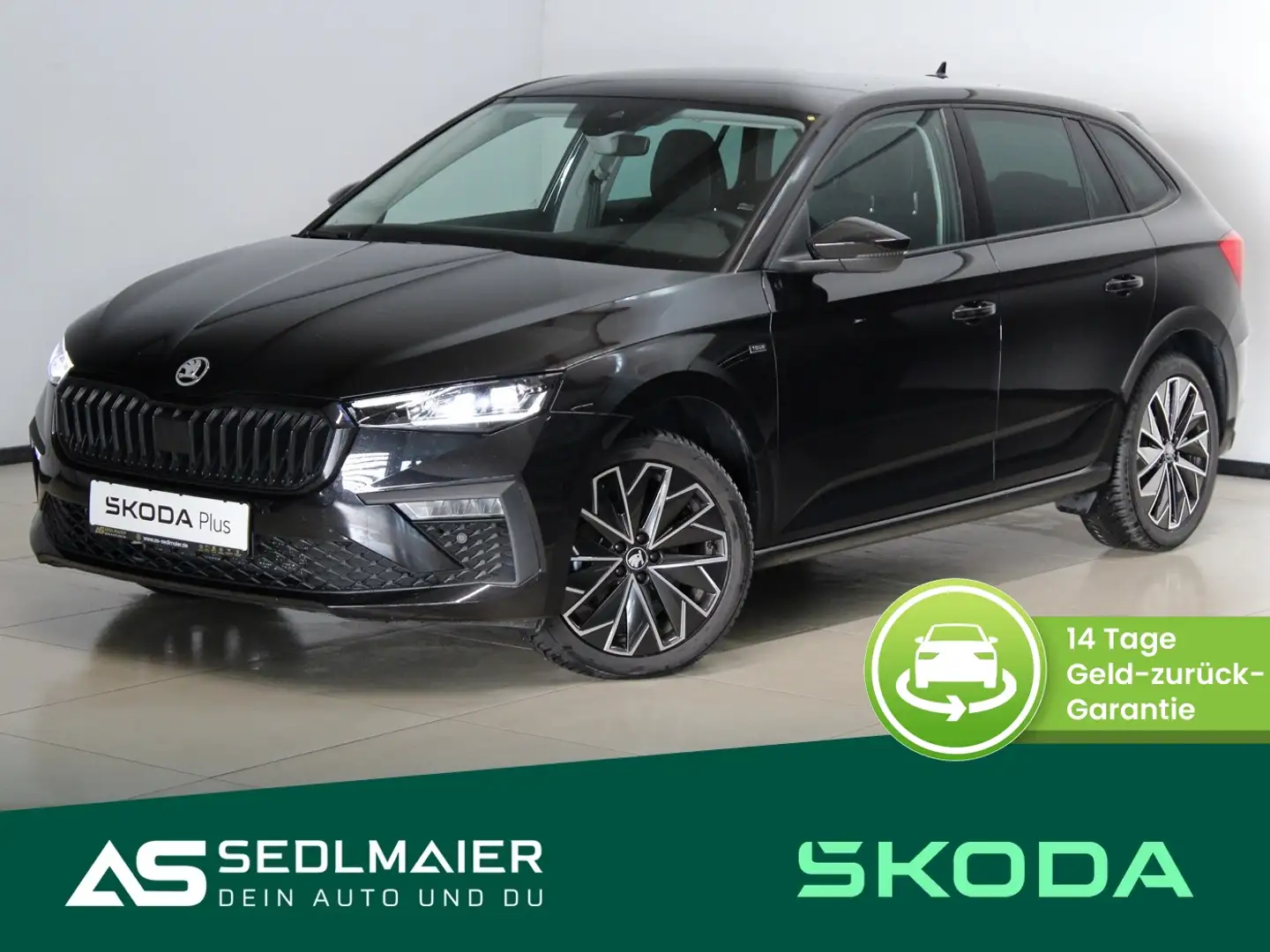 Skoda Scala 1.5 TSI Tour AHK|RCam|ACC|WSSHz|NAV|CarPlay Schwarz - 1
