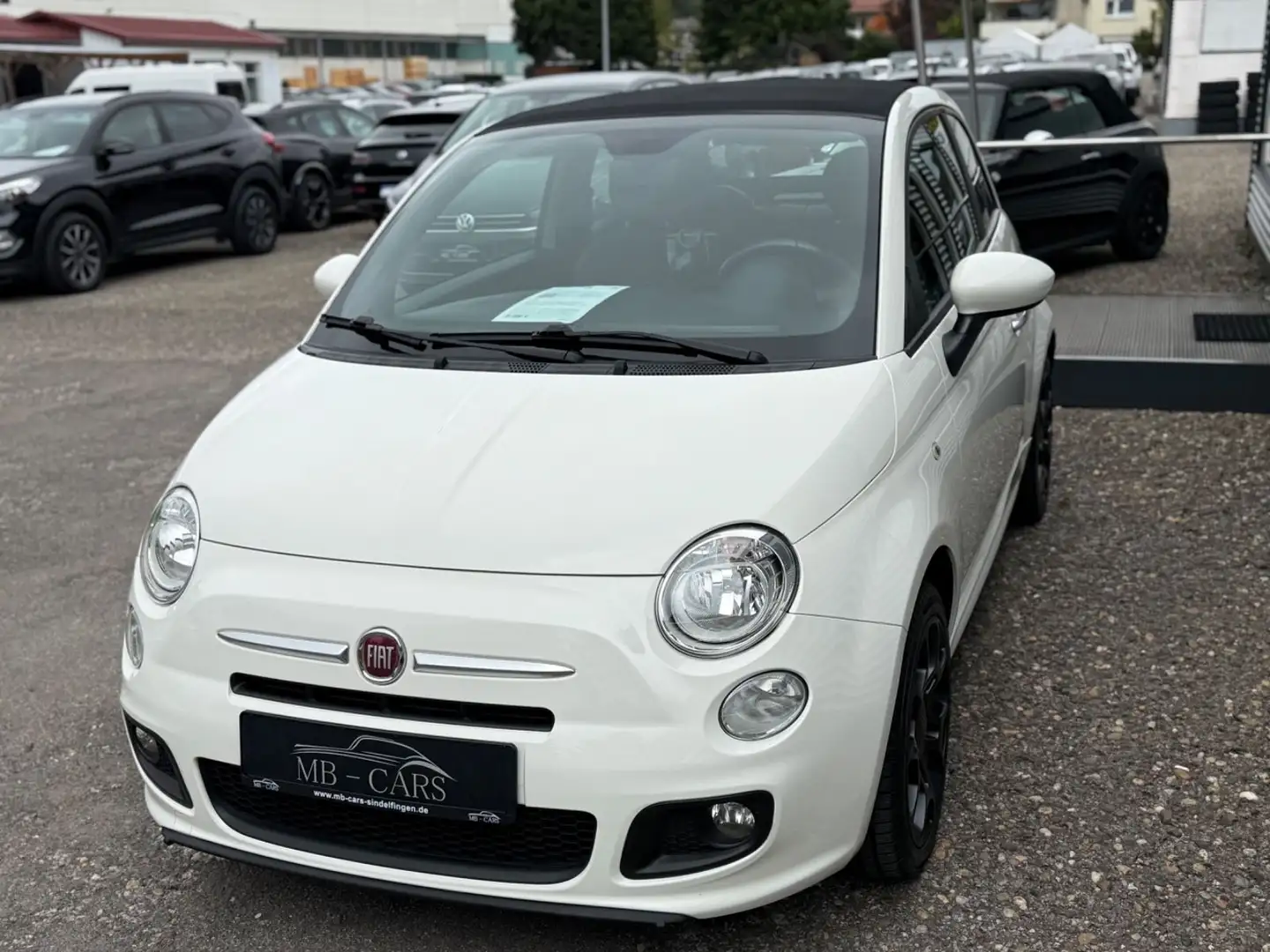 Fiat 500 S Cabrio*PDC*NAVI*EURO6* Blanc - 2