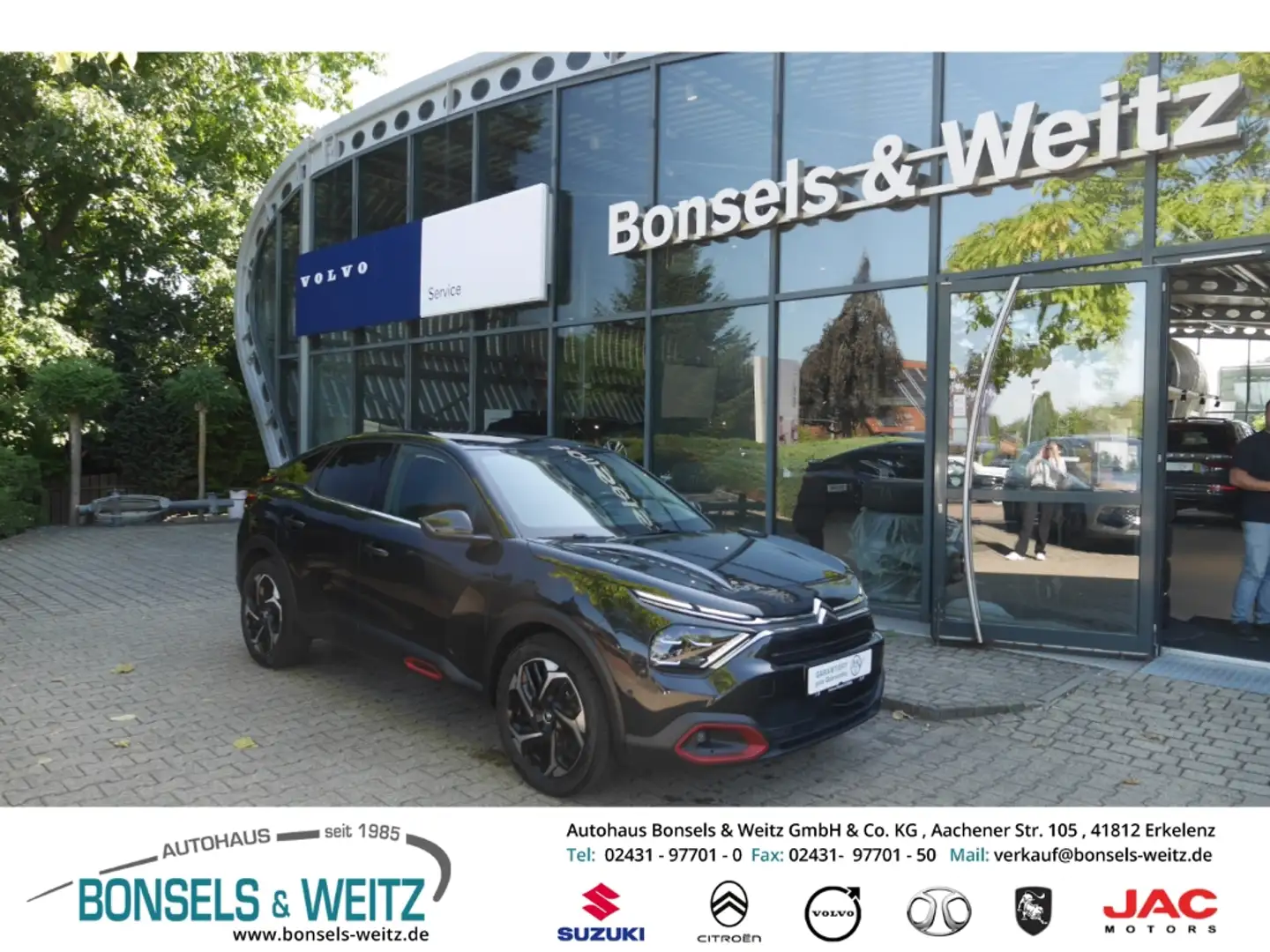 Citroen C4 Shine 1.5 BlueHDI 110 FAP HUD Navi LED Apple CarPl Noir - 1
