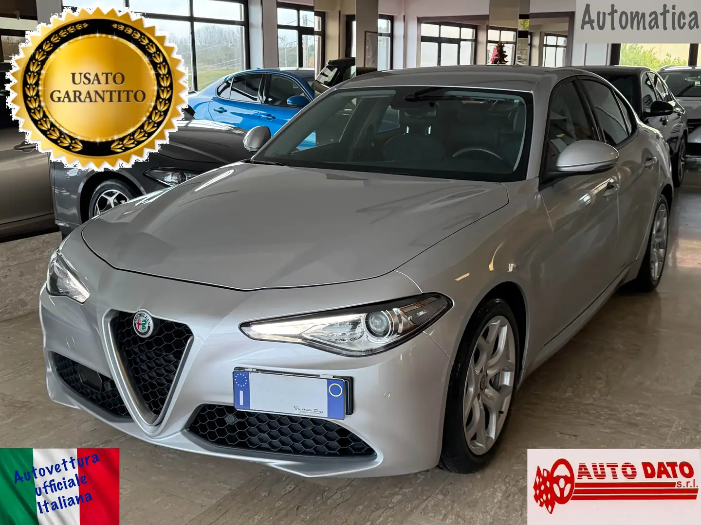 Alfa Romeo Giulia 2.2 TURBODIESEL 160 cv. AT8 EXECUTIVE (Nav) Argento - 1