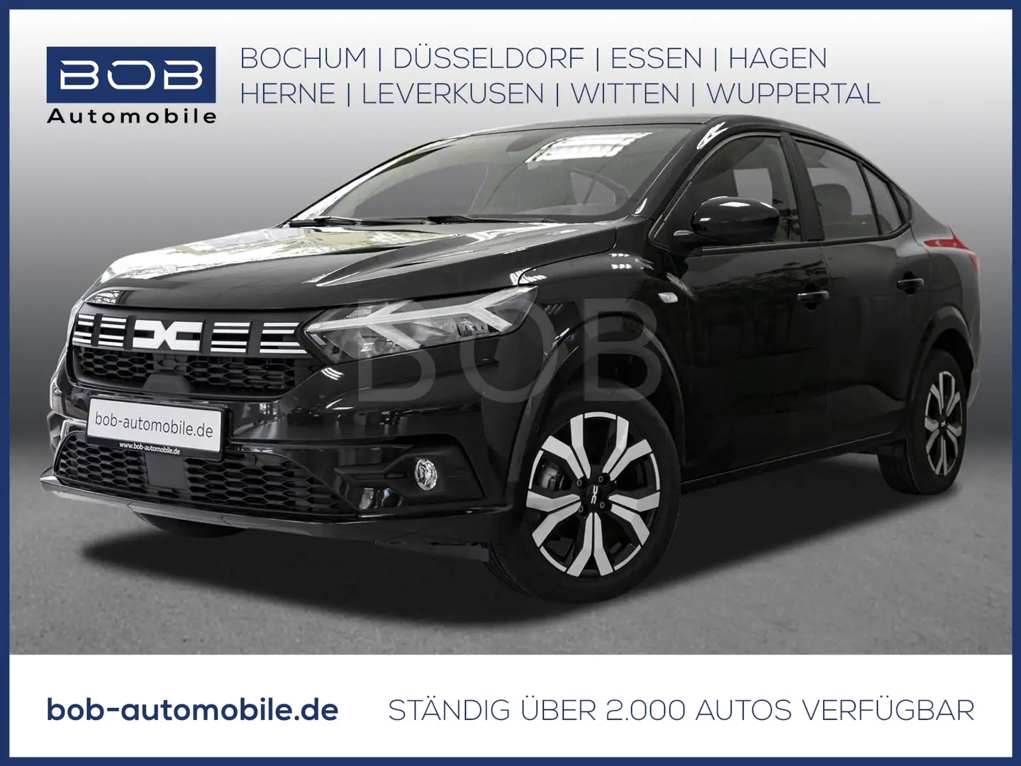 Dacia Logan Black Edition TCe 90 CVT 1 HAND CARPLAY Чорний - 1