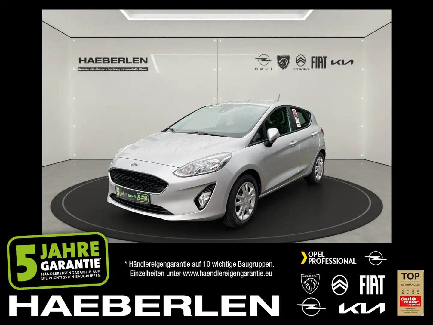 Ford Fiesta 1.0 EcoBoost Cool & Connect Fernlichtass. Silber - 1