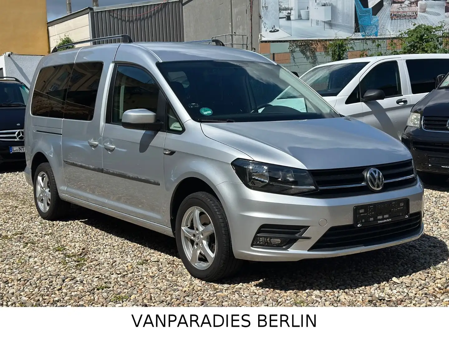Volkswagen Caddy Maxi 2.0TDI/Automatik/7Sitze/AHK/Euro6 Argent - 1