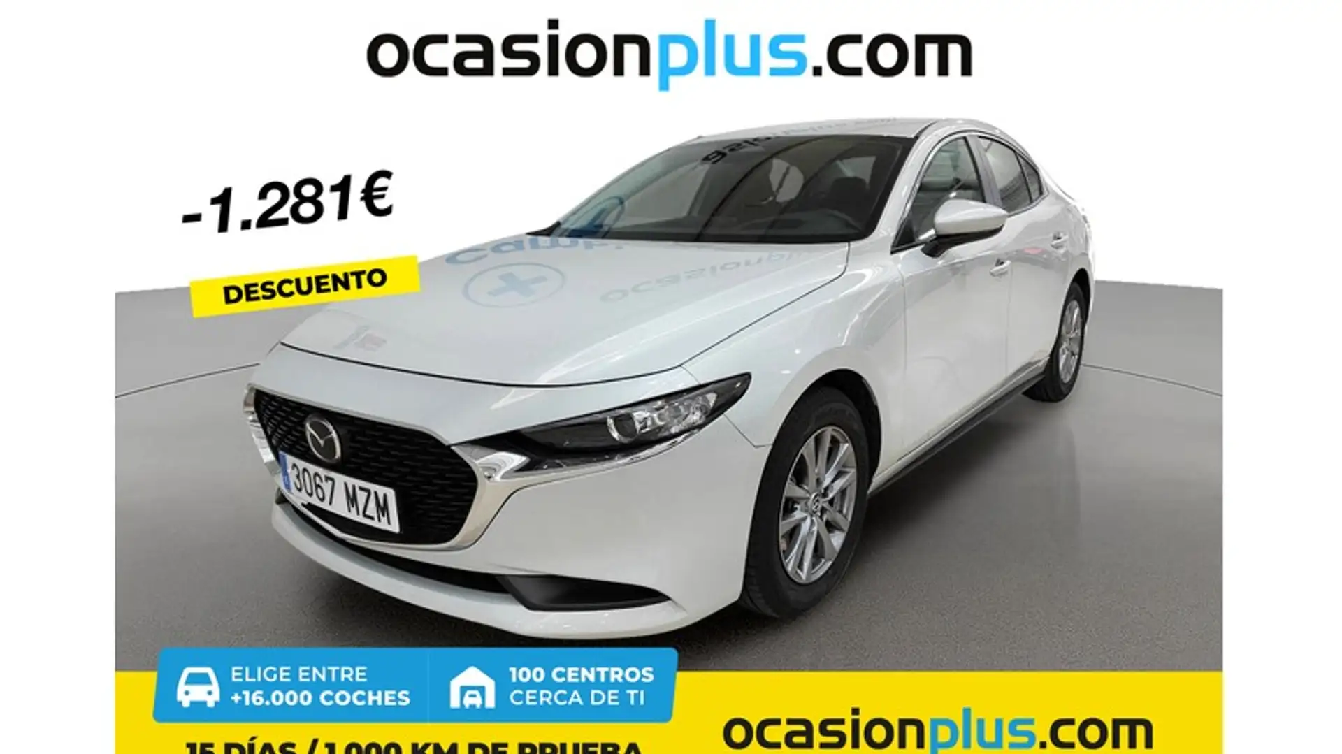 Mazda 3 2.5 e-Skyactiv-G Prime-line 103kW Blanco - 1