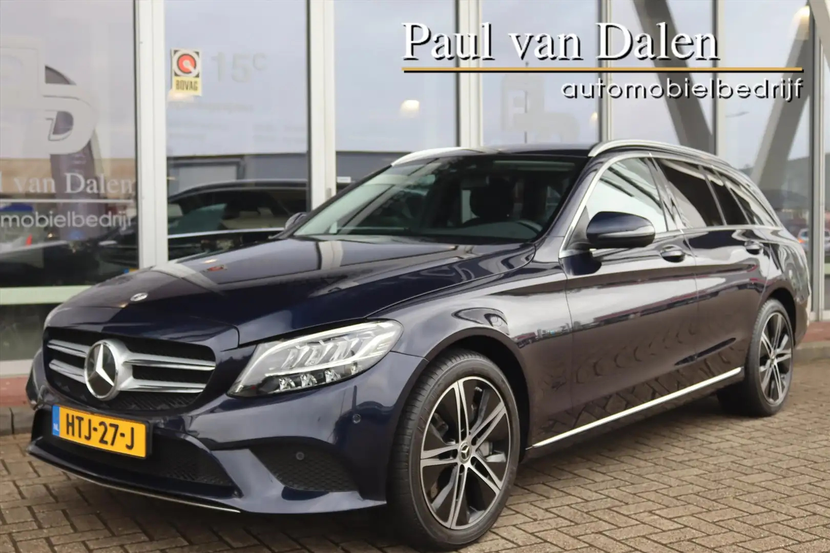 Mercedes-Benz C 300 Estate C300e 320PK PHEV AUTOMAAT Navi | Cruise | M Blauw - 1