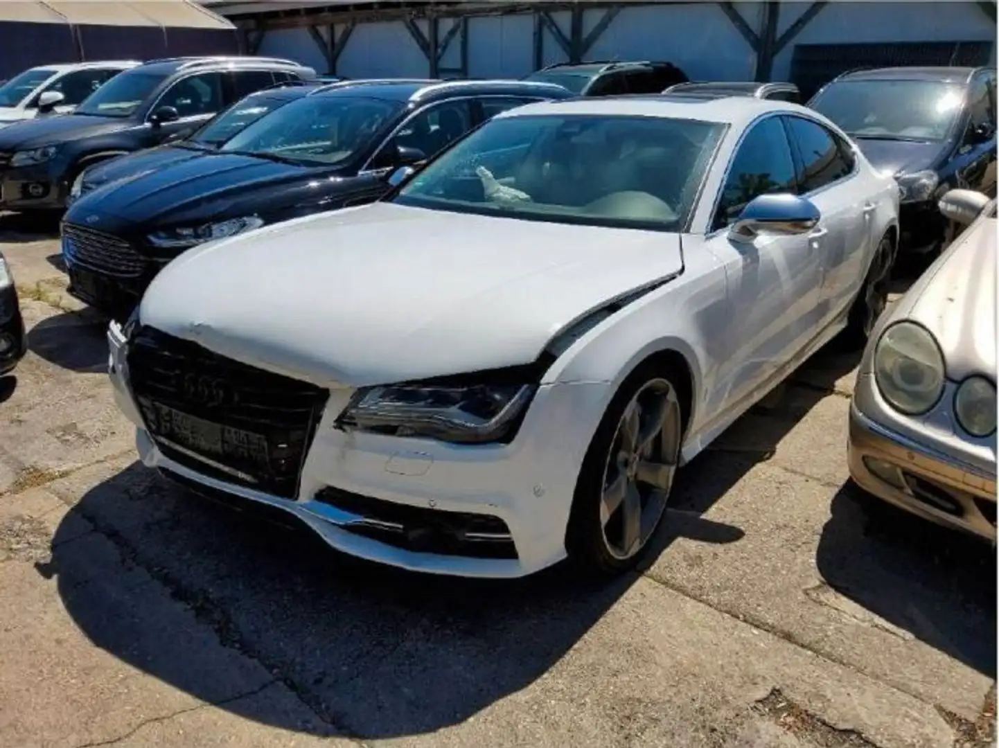 Audi S7 4.0 TFSI quattro +VOLL-LED+ACC+TOTW.+RAUTE+ Blanco - 1