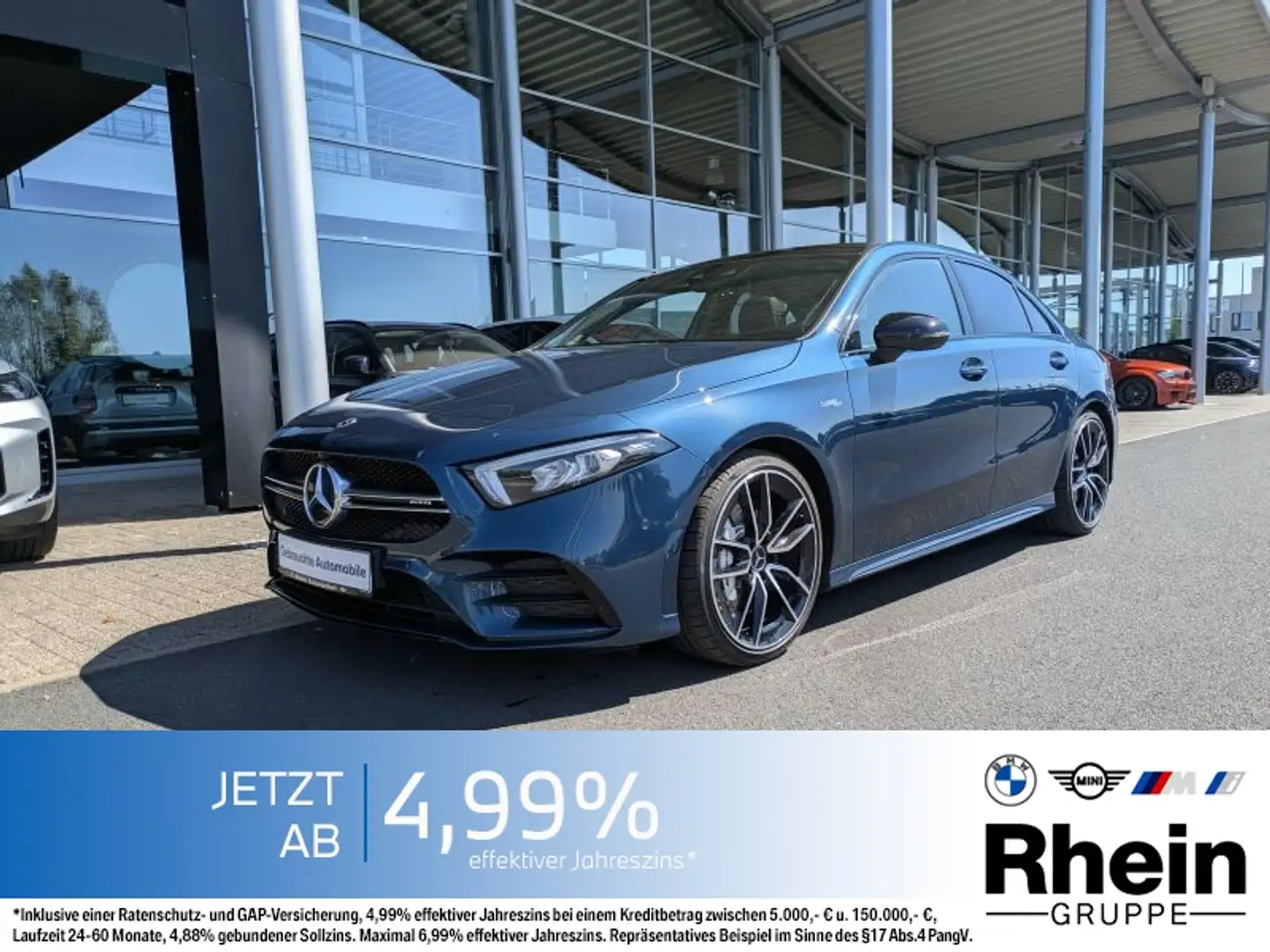 Mercedes-Benz A 35 AMG AMG A 35 Limousine AMG Night Paket. Blau - 1