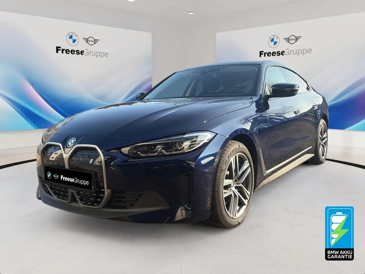 BMW i4 eDrive40 Gran Coupé AHK STANDHZ RFK HIFI LED Blau - 1