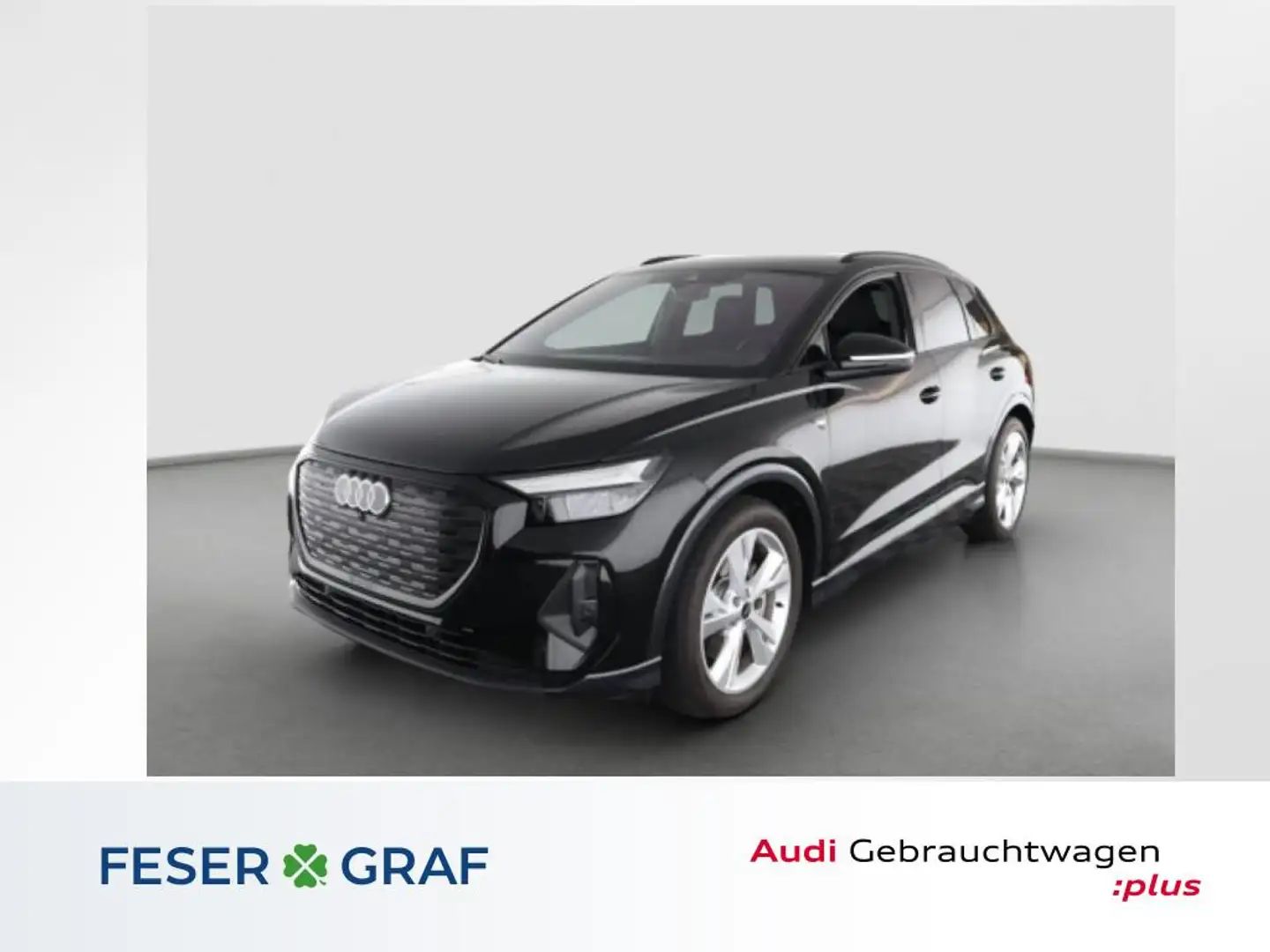 Audi Q4 e-tron 55 quattro ACC/Navi+/Kamera/HUD/AHK/VC+ Schwarz - 1