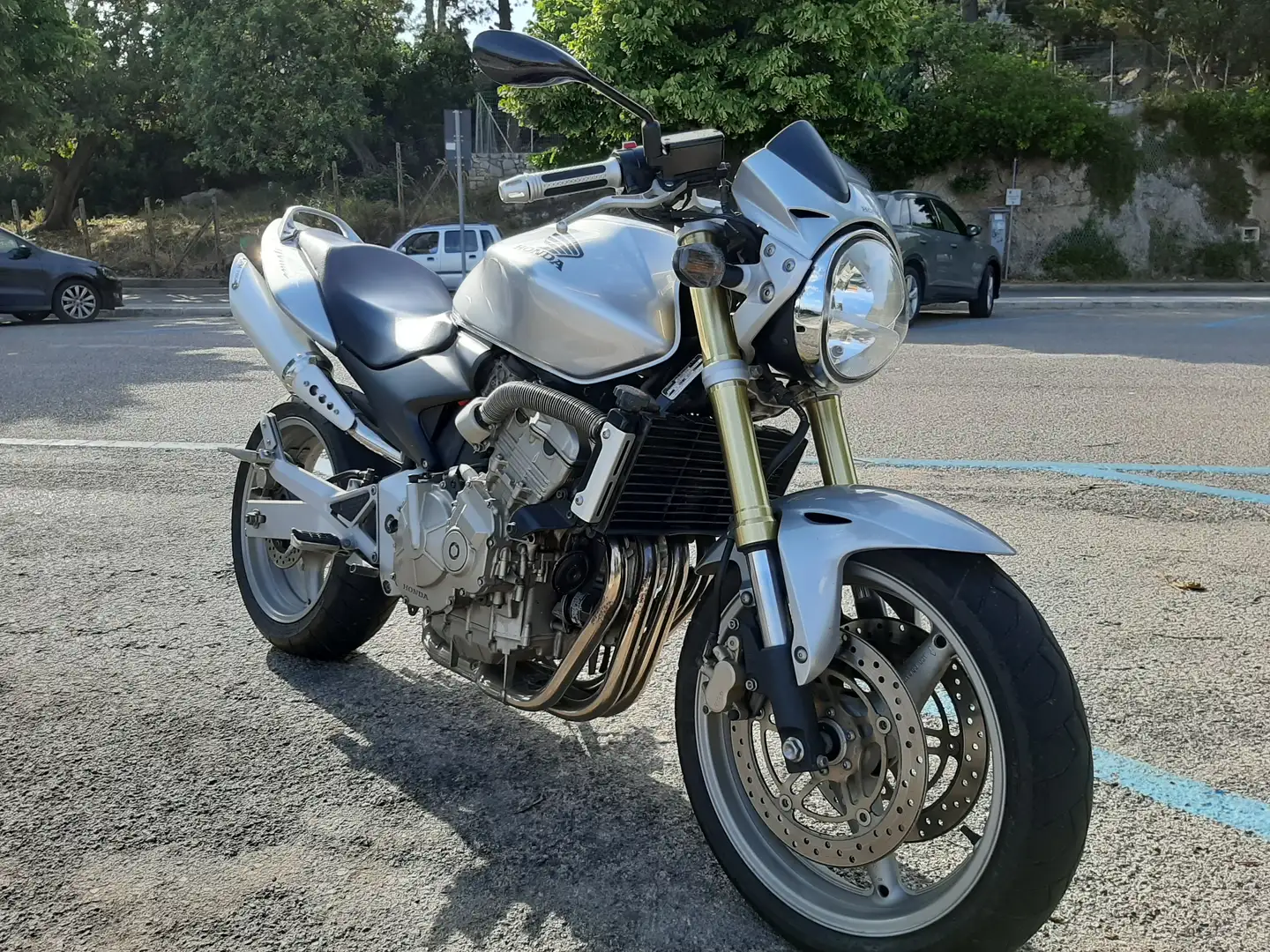 Honda Hornet Plateado - 2