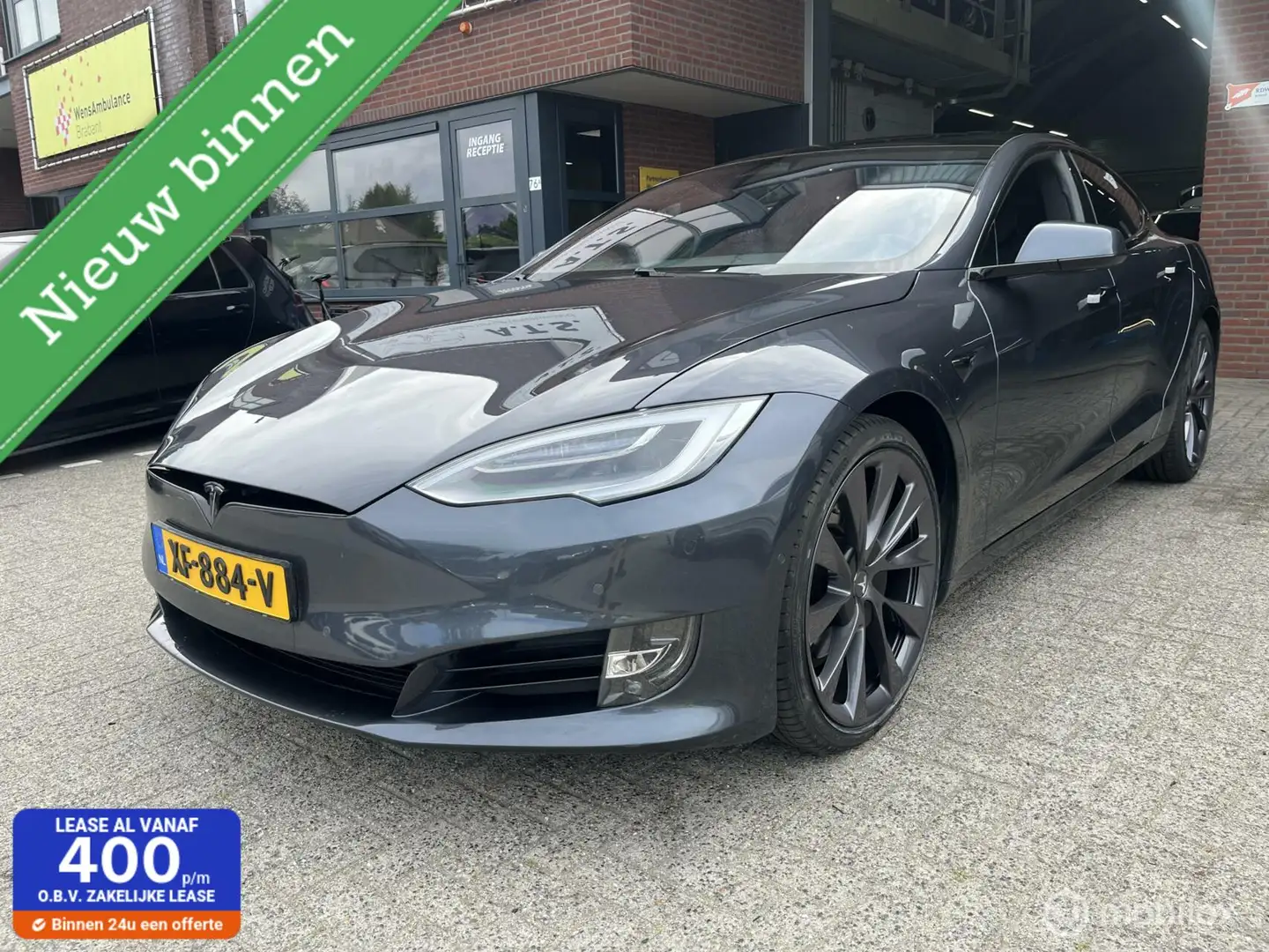 Tesla Model S 75D LED*PANO-DAK*CAMERA*108DKM!! Grijs - 1