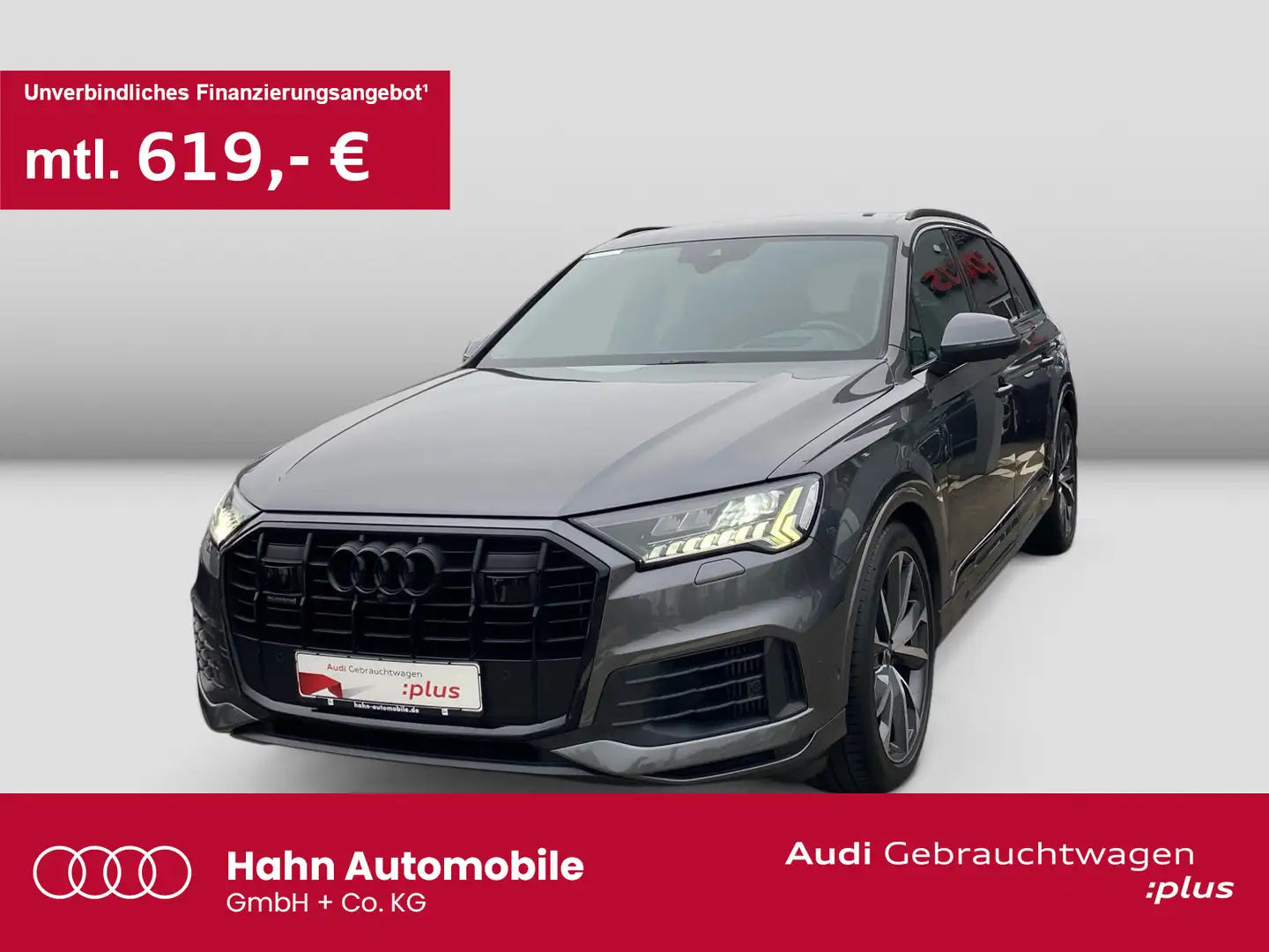 Audi Q7 55TFSIe qua S-Trc S-line HUD B&O 360° AHK Grau - 1