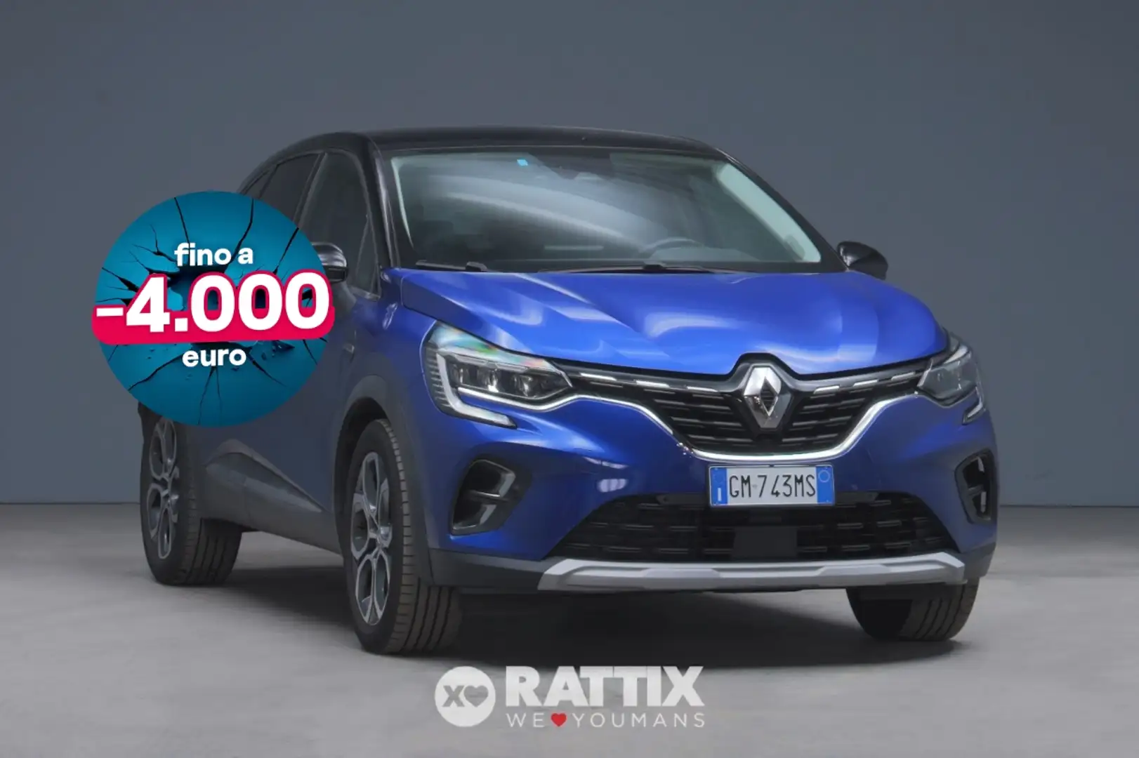 Renault Captur 1.6 E-Tech Hybrid 145CV Techno Auto Blau - 1