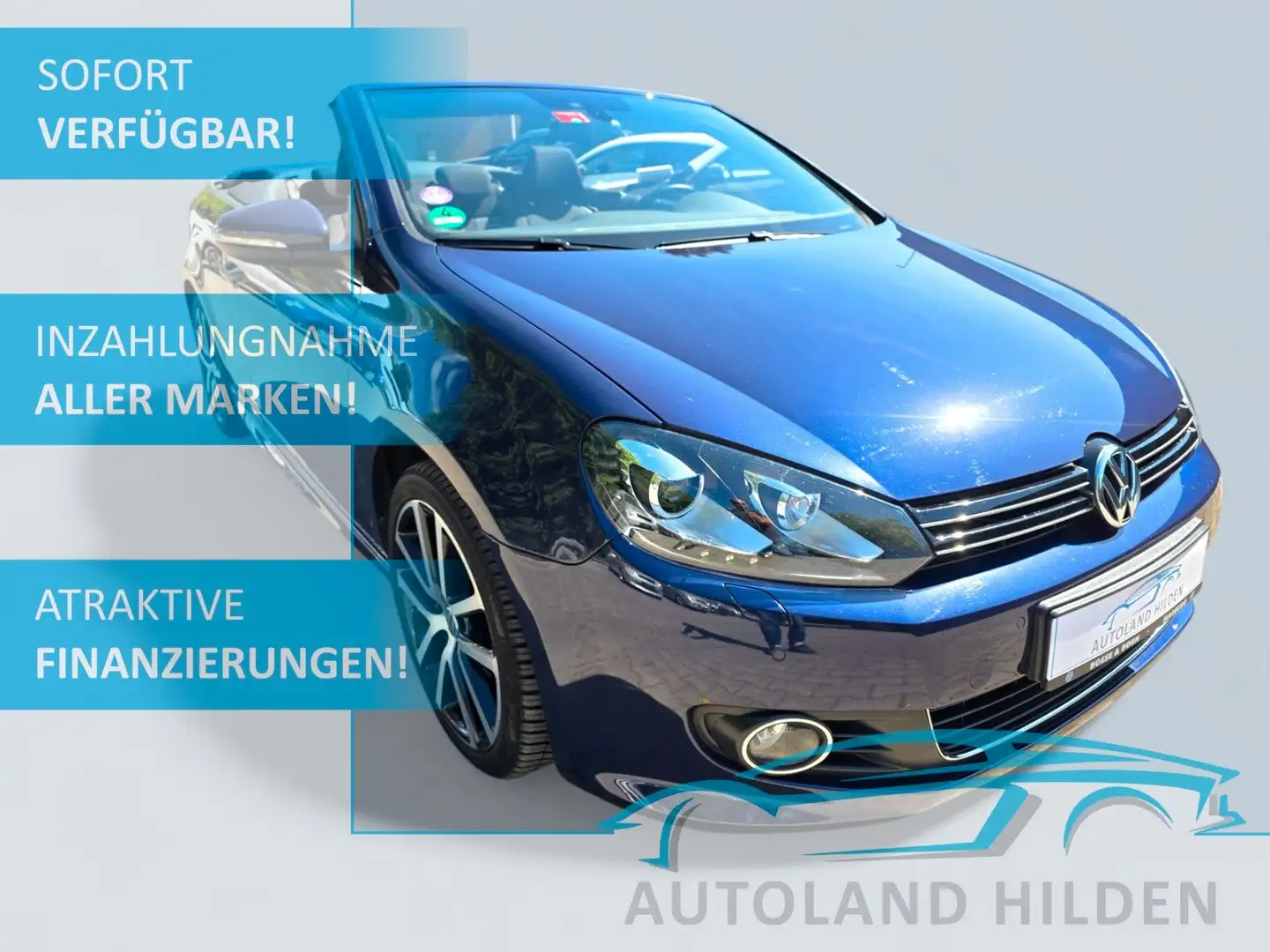 Volkswagen Golf VI Cabriolet Allstar/1.4l/Automatik/1 Hand Bleu - 1