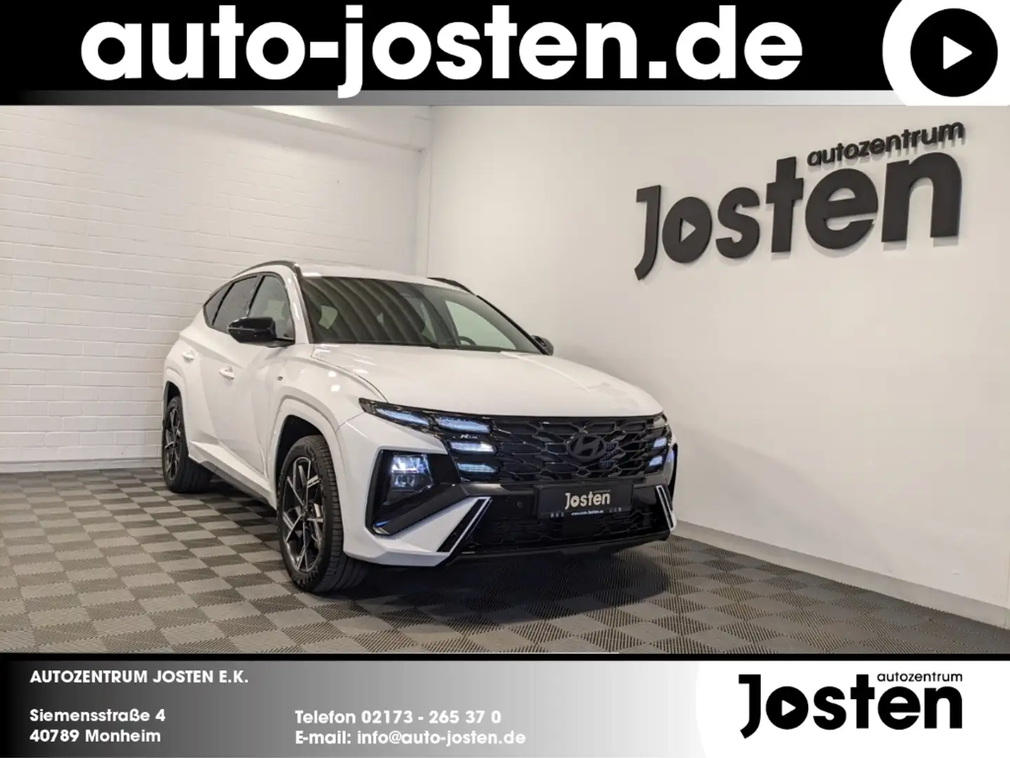 Hyundai TUCSON N-Line 1.6 T-GDI mHEV Navi Virtual ACC Weiß - 1