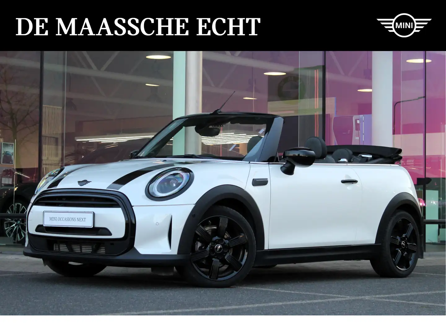 MINI Cooper Cabrio Classic Automaat / Sportstoelen / Stoelverwarming Wit - 1