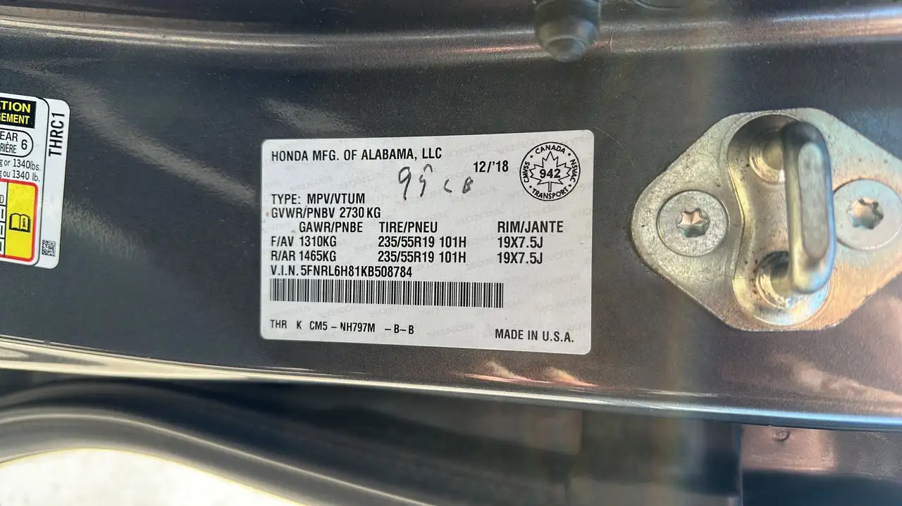 Honda Odyssey снимка Honda Odyssey