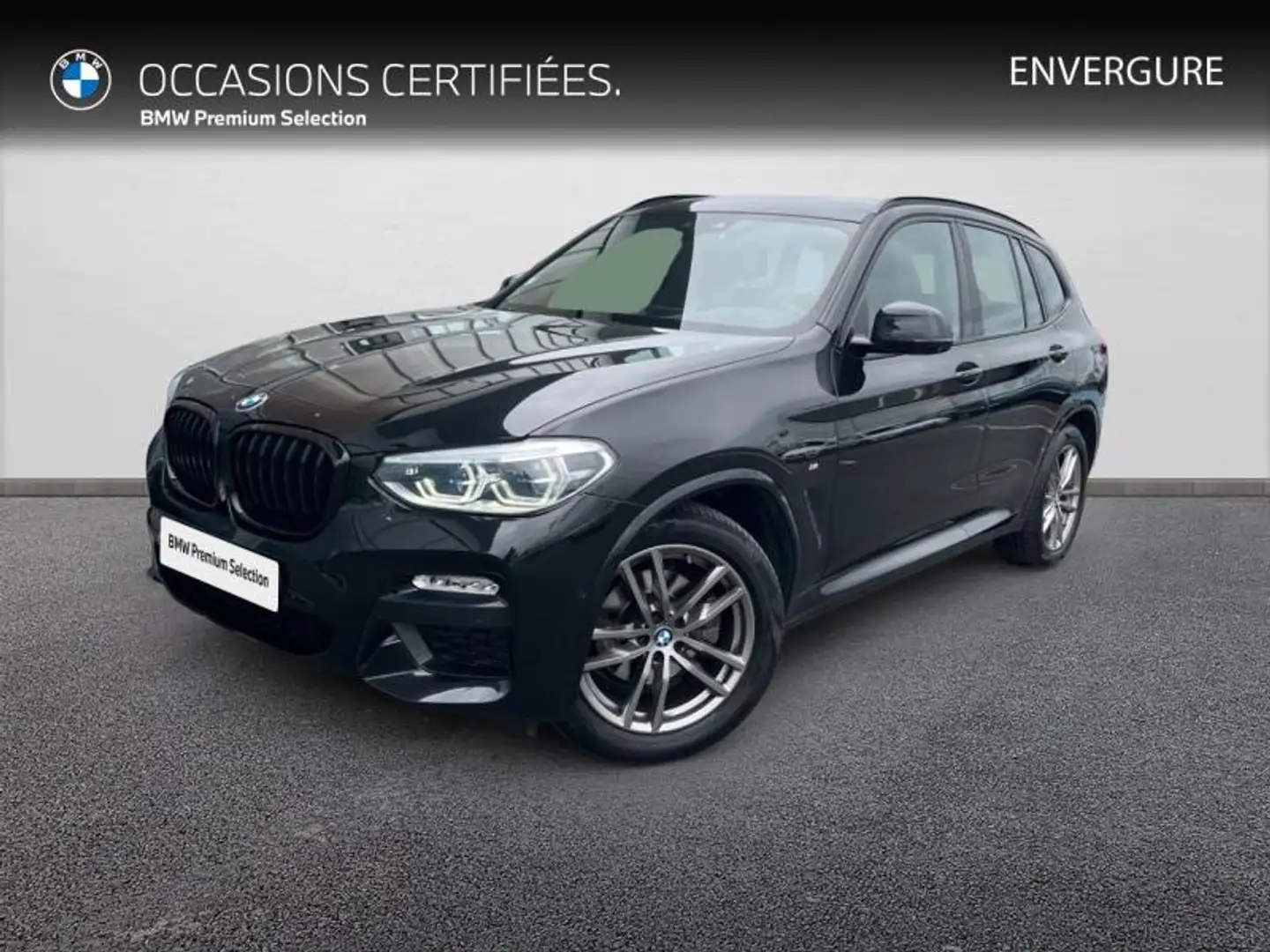 BMW X3 xDrive20dA 190ch M Sport Euro6d-T Noir - 1