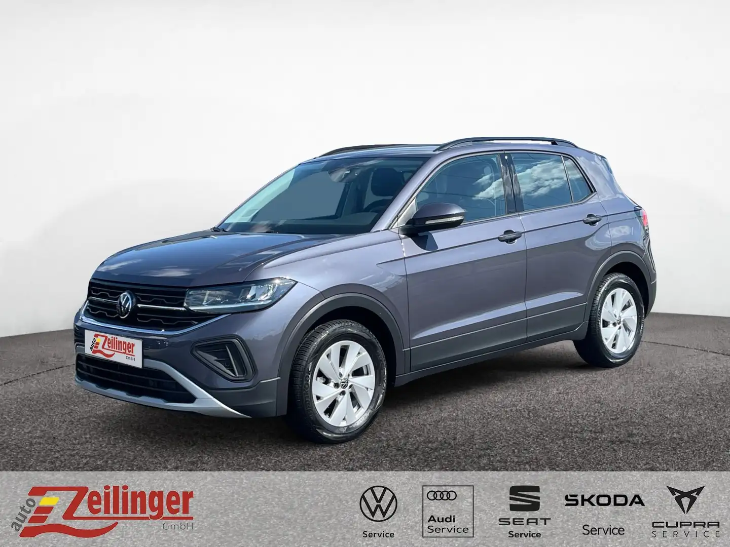 Volkswagen T-Cross Life TSI DSG|APP-CONNECT|IQ.DRIVE|ACC Grijs - 1