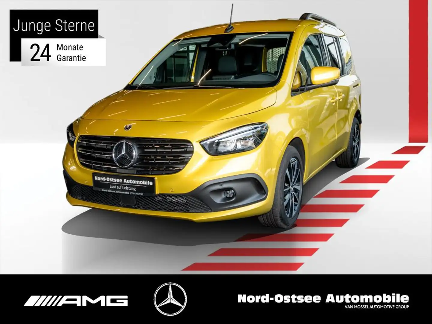 Mercedes-Benz T-Class T 180 PROGRESSIVE NEUES MODELL MBUX WINTER PAKET Jaune - 1