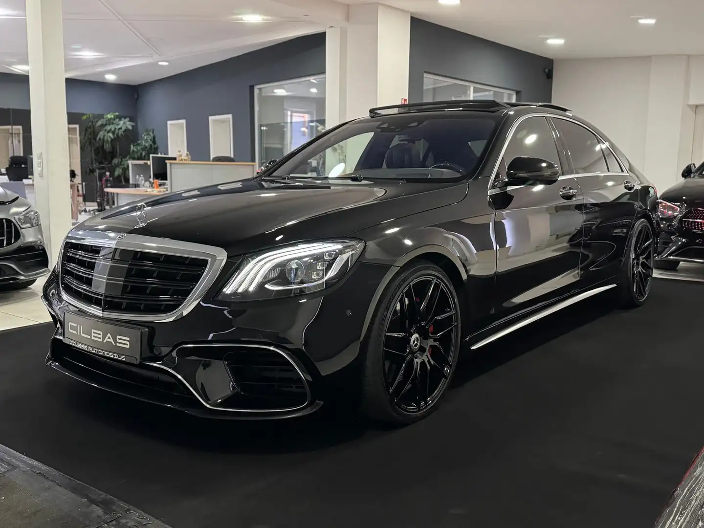 Mercedes-Benz S 400 d 4M Lang* S63 AMG UMBAU*21 ZOLL*PANO*HUD* Negru - 2