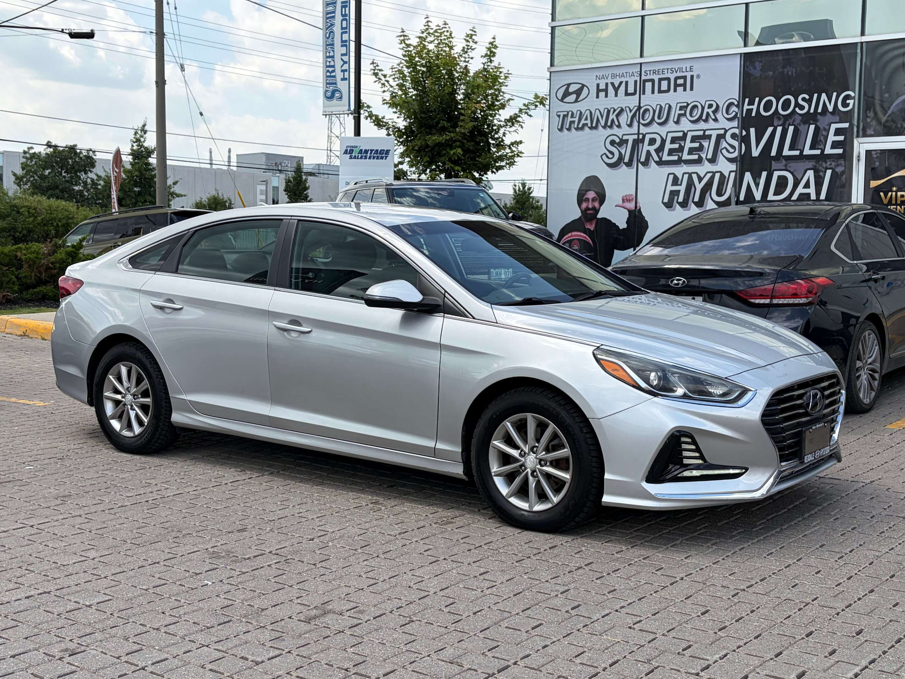 Silver 2019 Hyundai Sonata Sedan 6-Speed Automatic