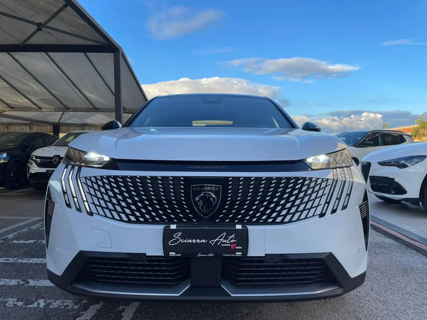 Peugeot 3008 3008 Hybrid 145 e-DCS6 GT Blanc - 2