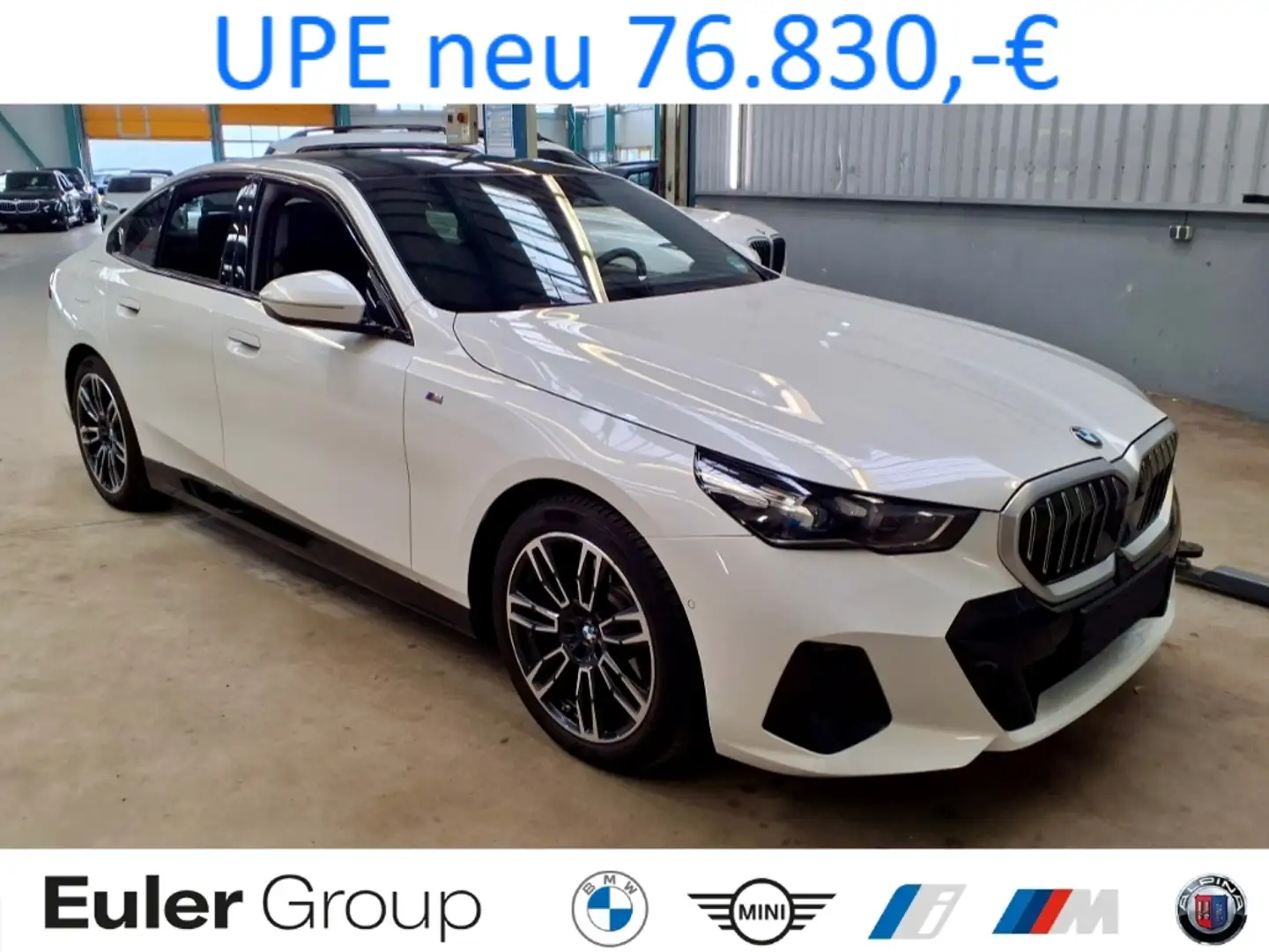 BMW 520 i M Sport Pano StandHz KomfSi belüftet H/K Travel+ Weiß - 1