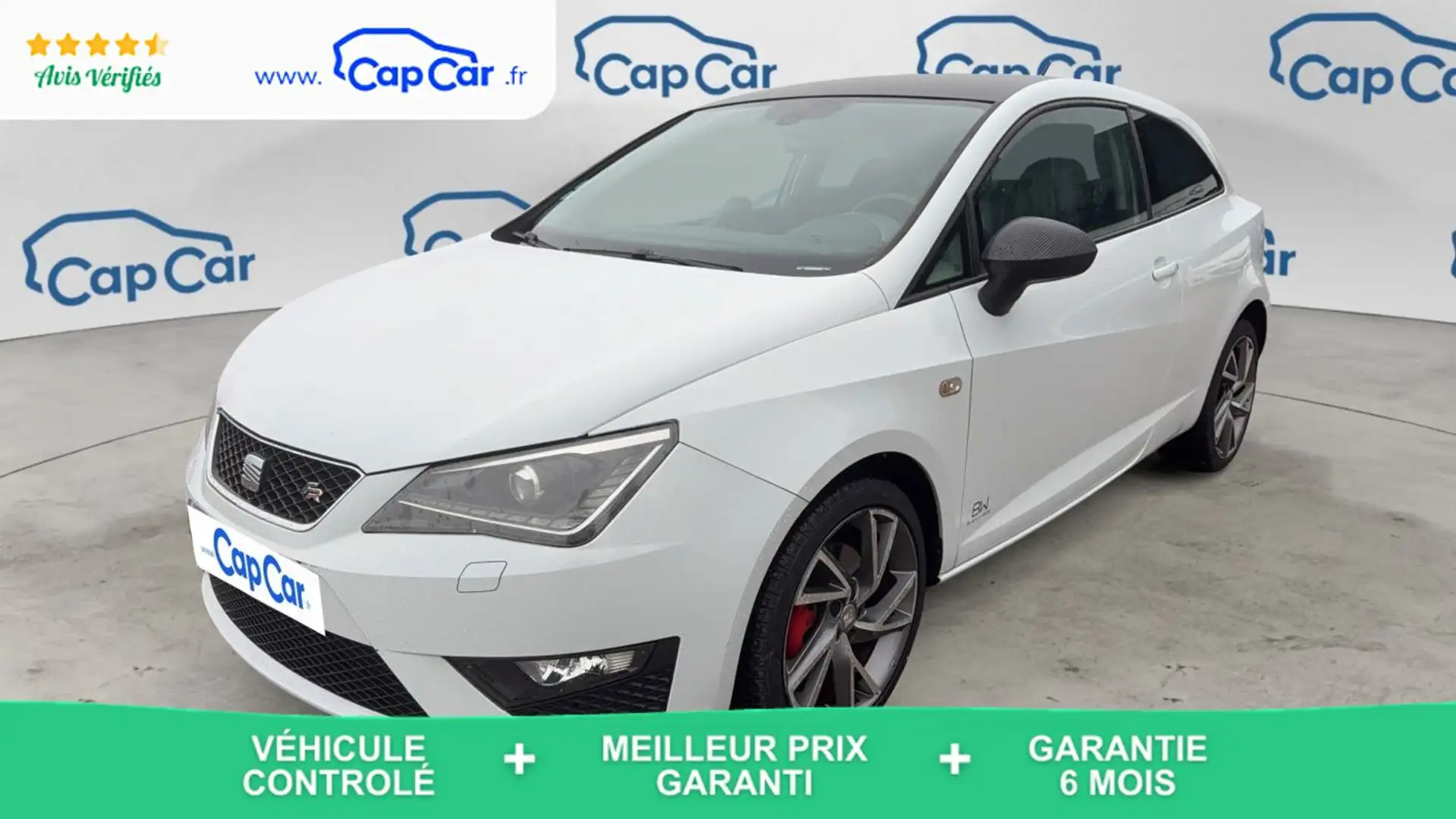 SEAT Ibiza SC 2.0 TDI 143 Fr Black & White Blanc - 1