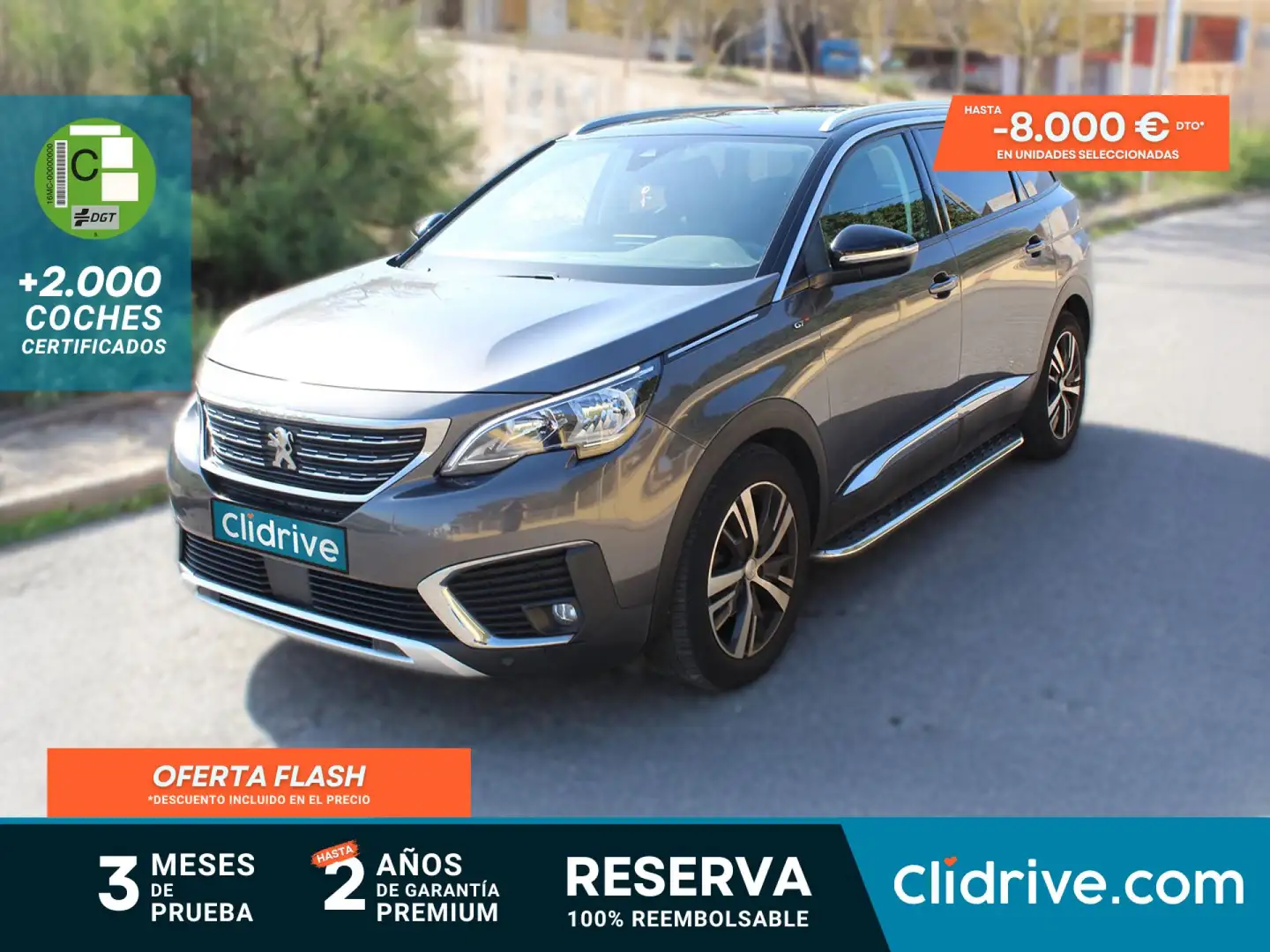 Peugeot 5008 Allure 1.5L BlueHDi 96kW (130CV) S&S Gris - 1