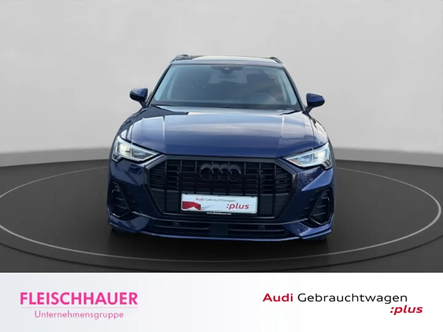 Audi Q3 35 TFSI S LINE AHK+DC+SOUND+LED+LEDER+19''LM Blau - 2