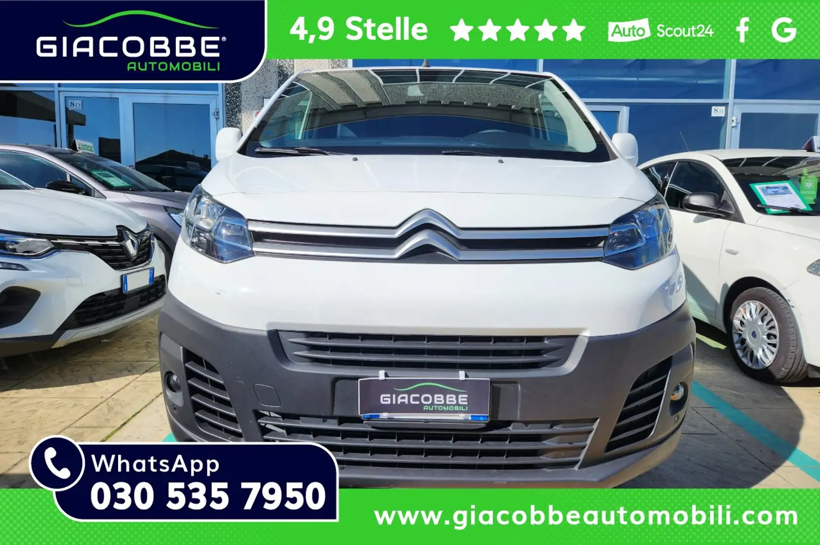 Citroen Jumpy 2.0 BLUEHDI CLUB 120CV E6🔥I.E🔥 Blanc - 1