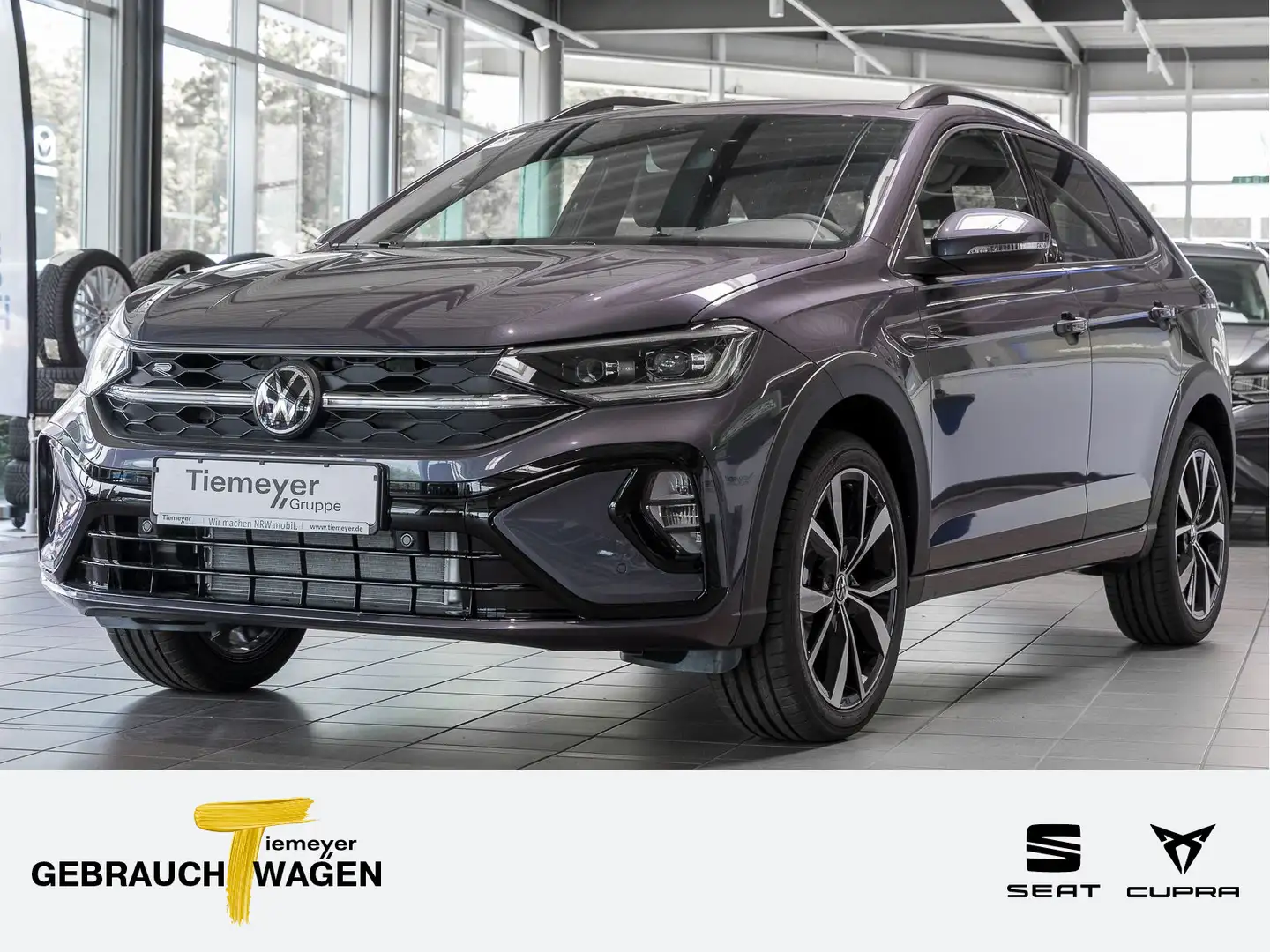 Volkswagen Taigo 1.0 TSI DSG R-LINE LM18 MATRIX AHK ASSIST Grau - 1