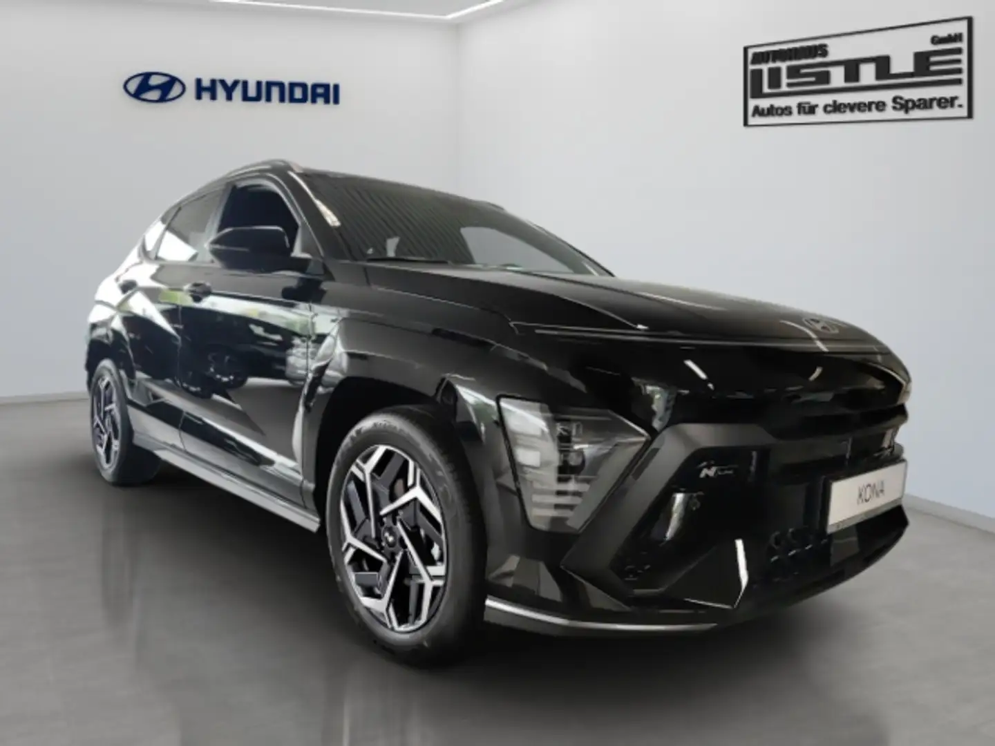 Hyundai KONA (MY25) 1.6 T-GDi (138PS) 7-DCT 2WD N LINE Navi Dig Schwarz - 2