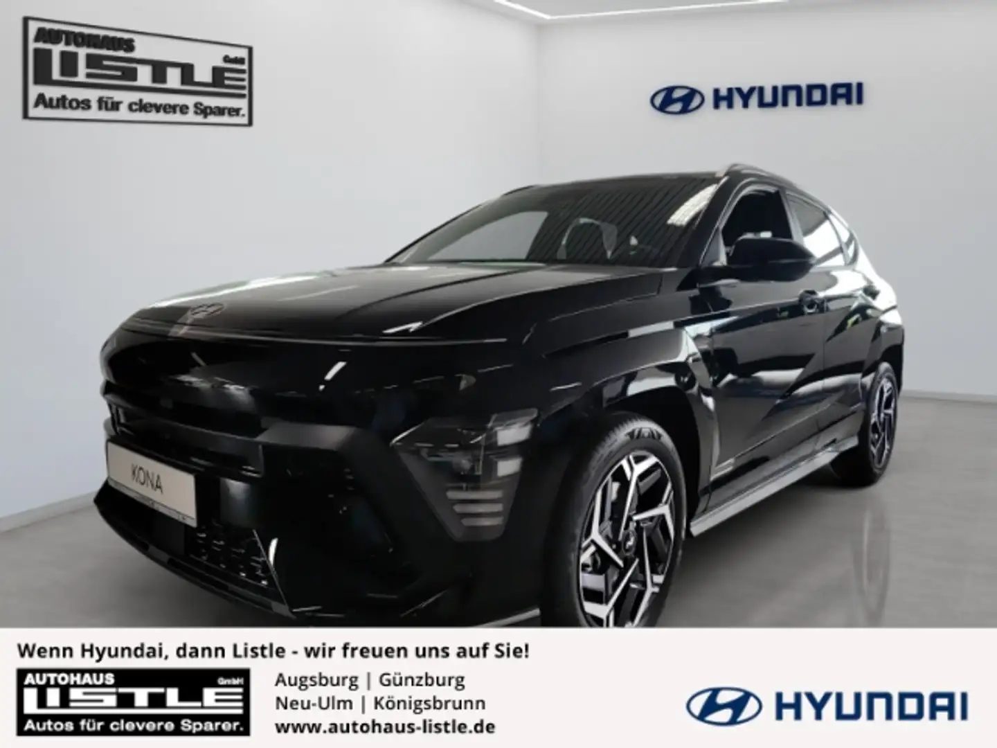 Hyundai KONA (MY25) 1.6 T-GDi (138PS) 7-DCT 2WD N LINE Navi Dig Schwarz - 1