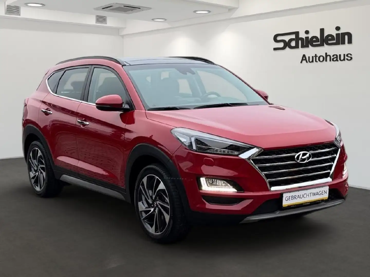 Hyundai TUCSON 1.6 T-GDI 177PS 7-DCT 4WD Premium *TOP* Rot - 2